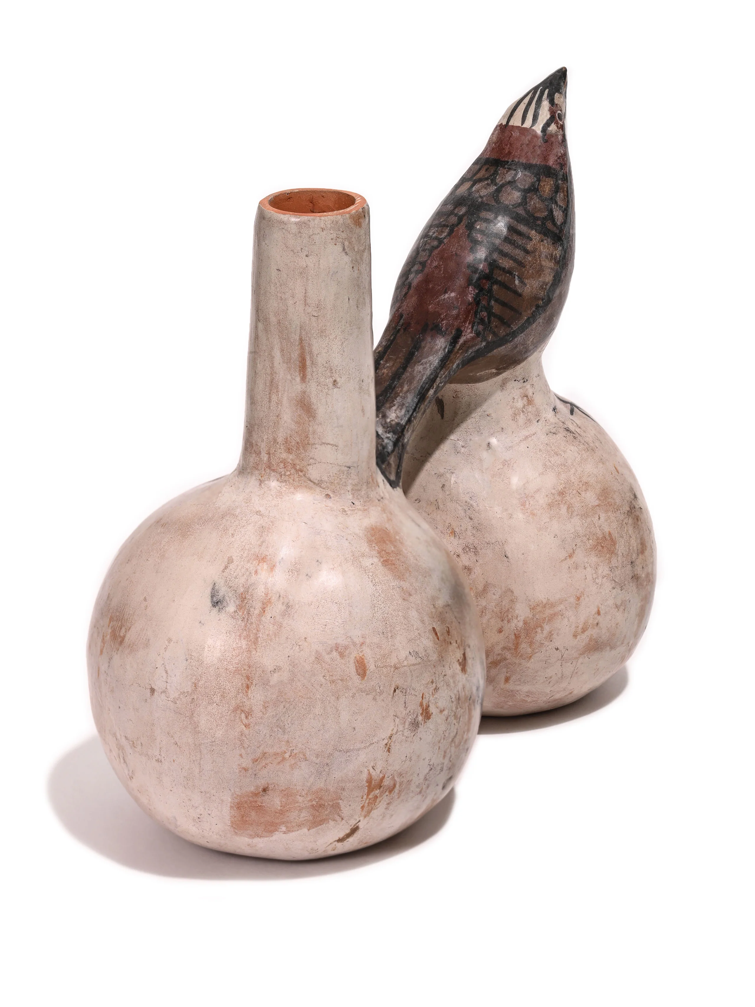 Huaco Silbador-Peruvian Whistling Vessel - The Sparrow - Image 10