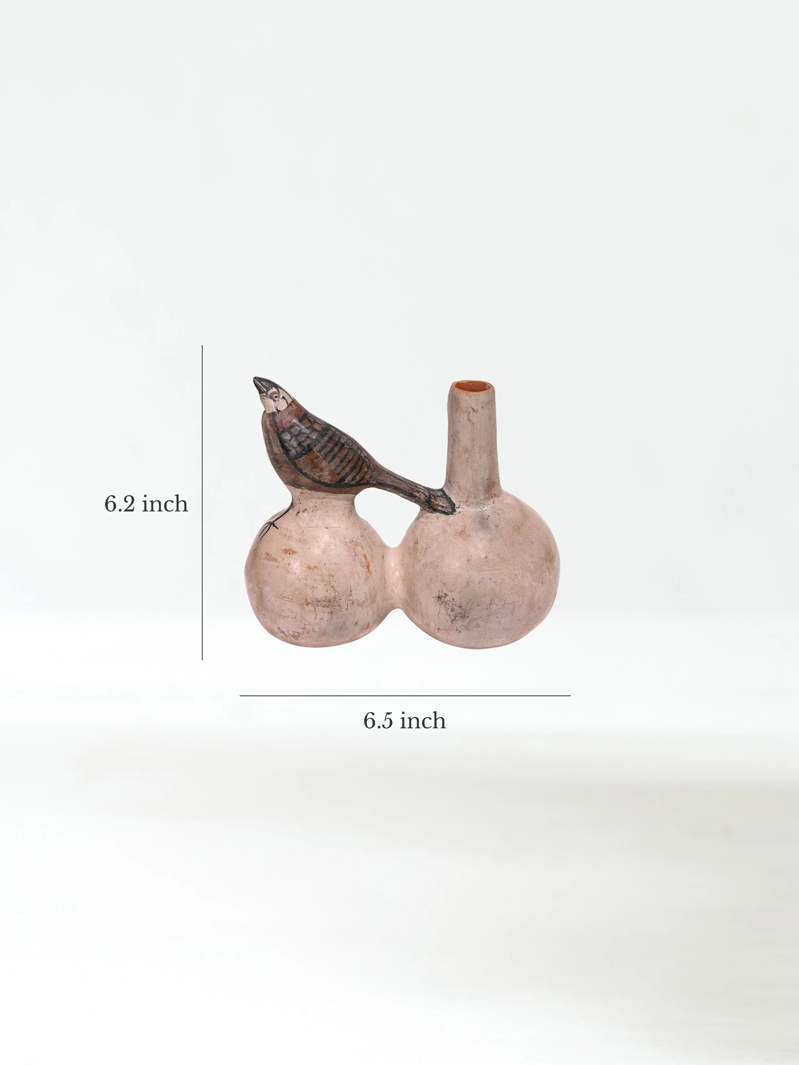 Huaco Silbador-Peruvian Whistling Vessel - The Sparrow - Image 11