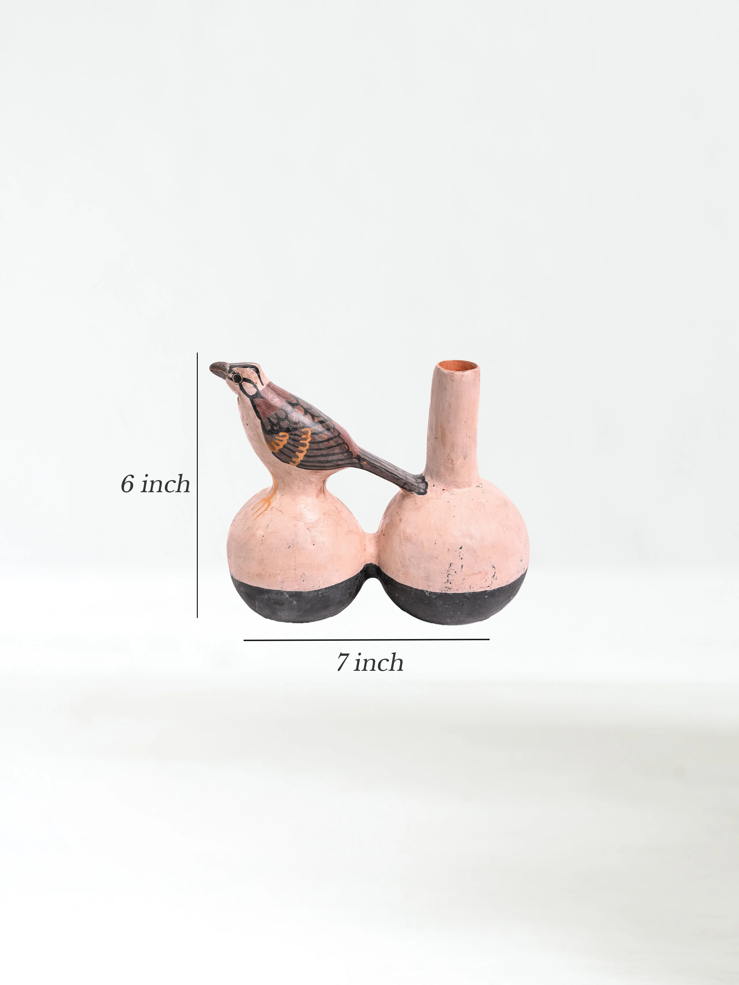 Huaco Silbador-Peruvian Whistling Vessel - The Sparrow - Image 6