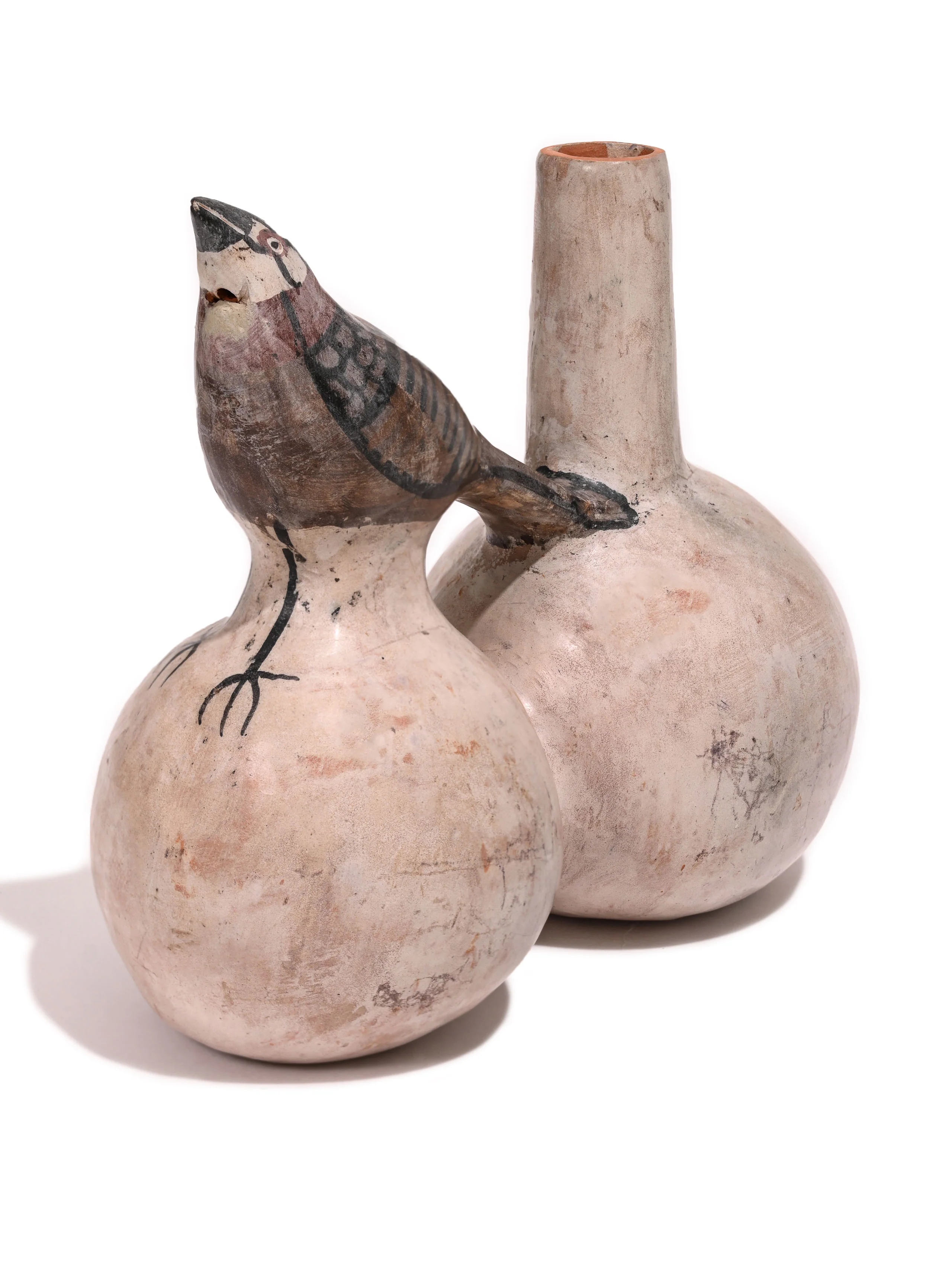 Huaco Silbador-Peruvian Whistling Vessel - The Sparrow - Image 8