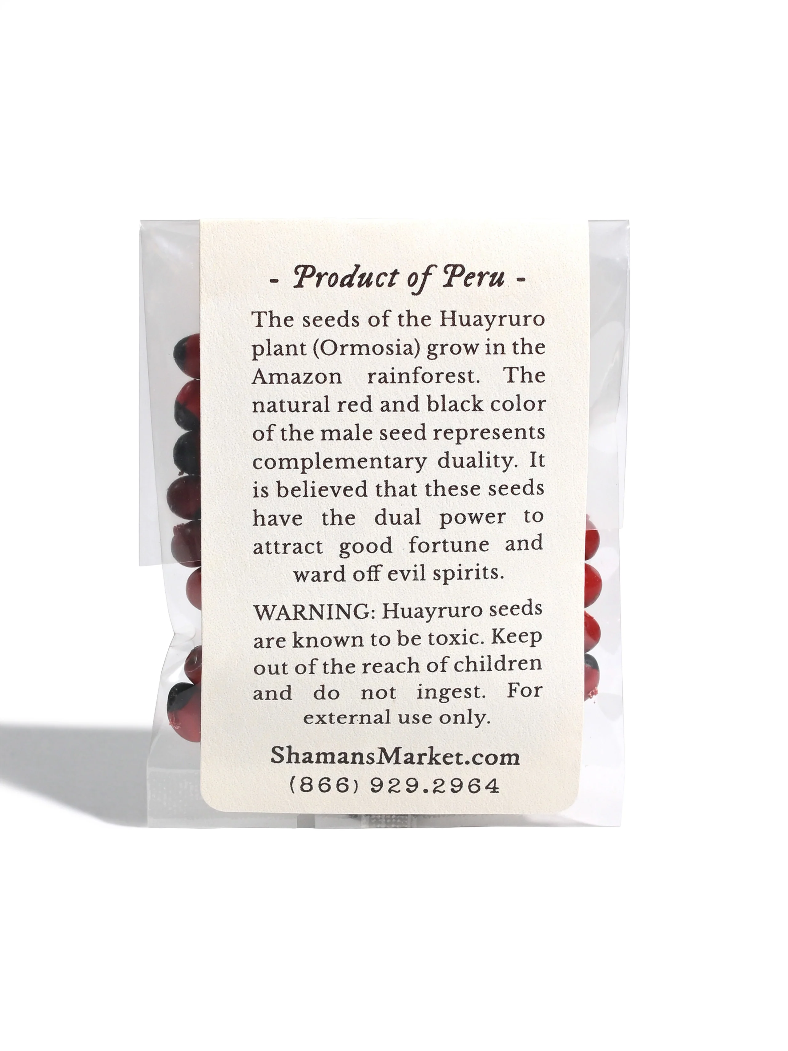 Huayruro Beads - Small - Image 4