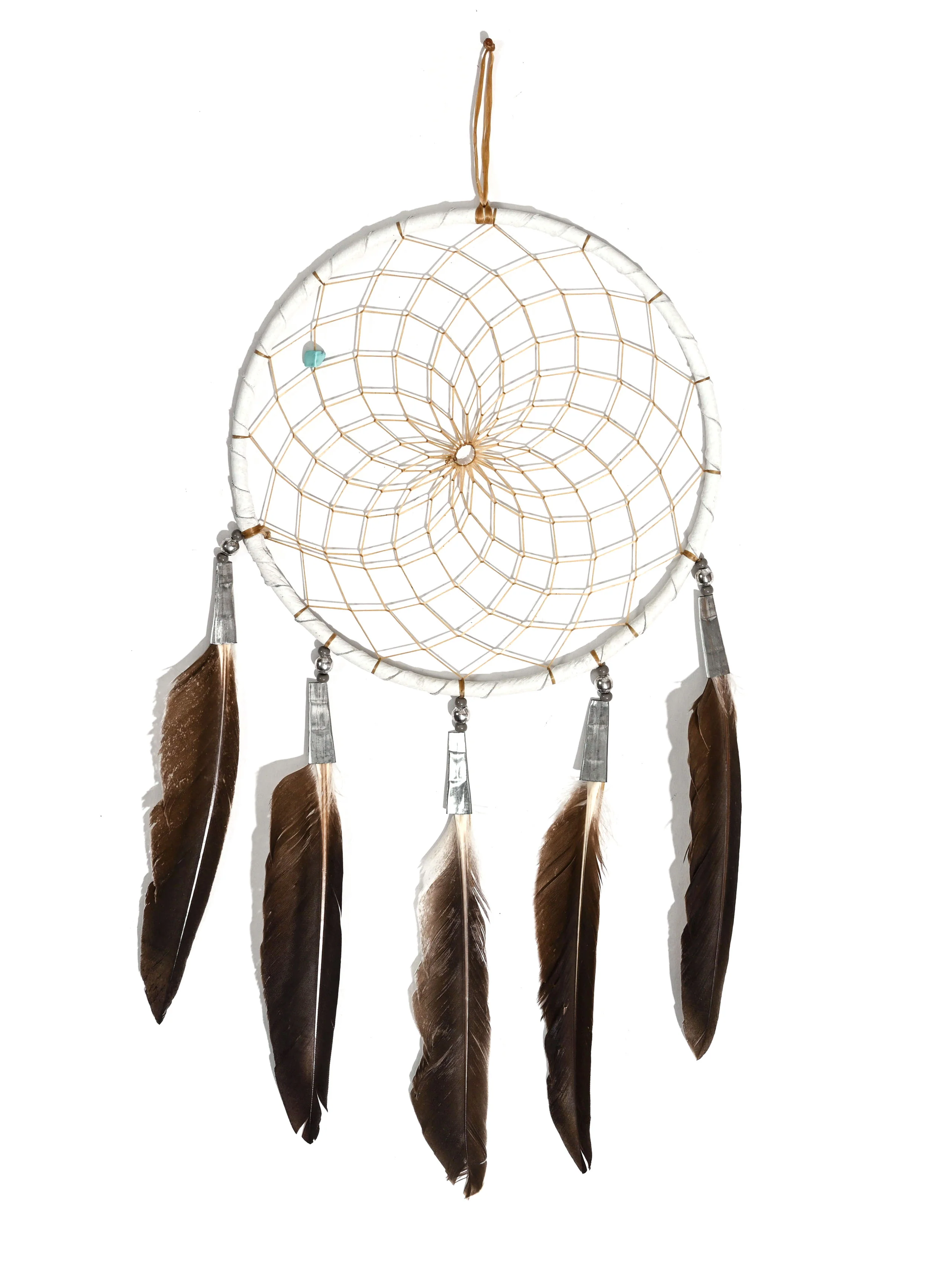 6" Turquoise Stone Dreamcatcher - Image 17