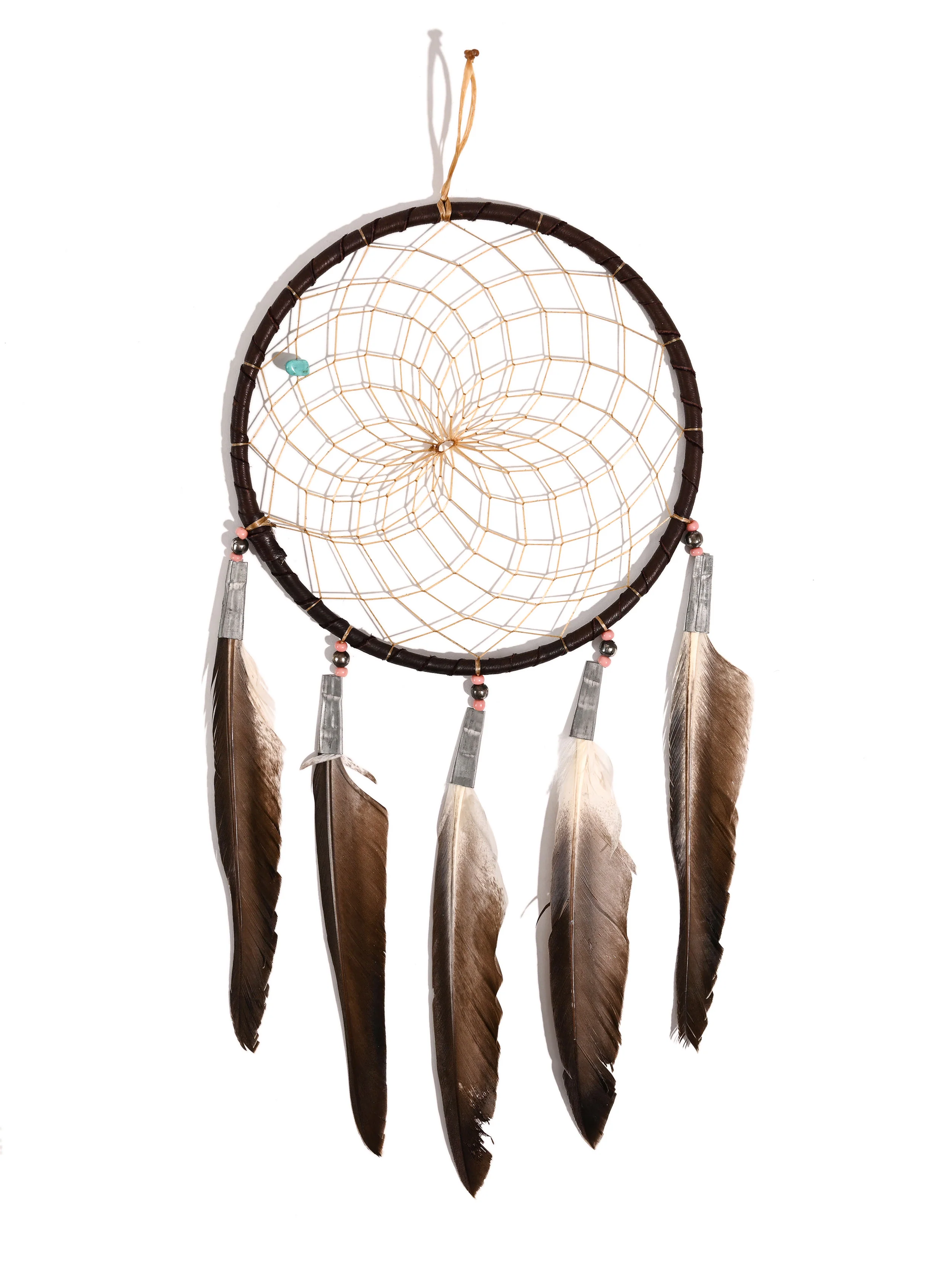 6" Turquoise Stone Dreamcatcher - Image 3