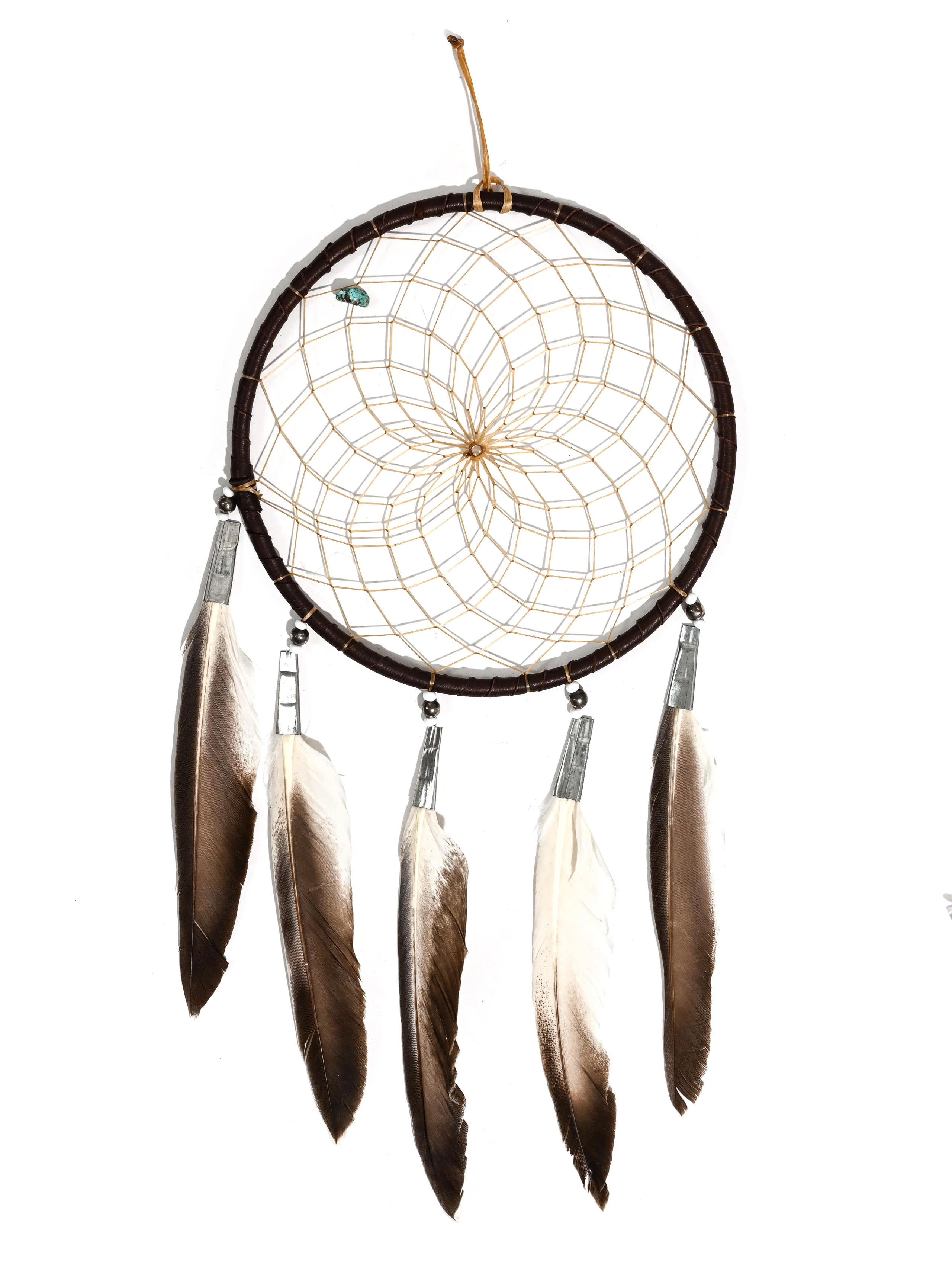 6" Turquoise Stone Dreamcatcher - Image 5