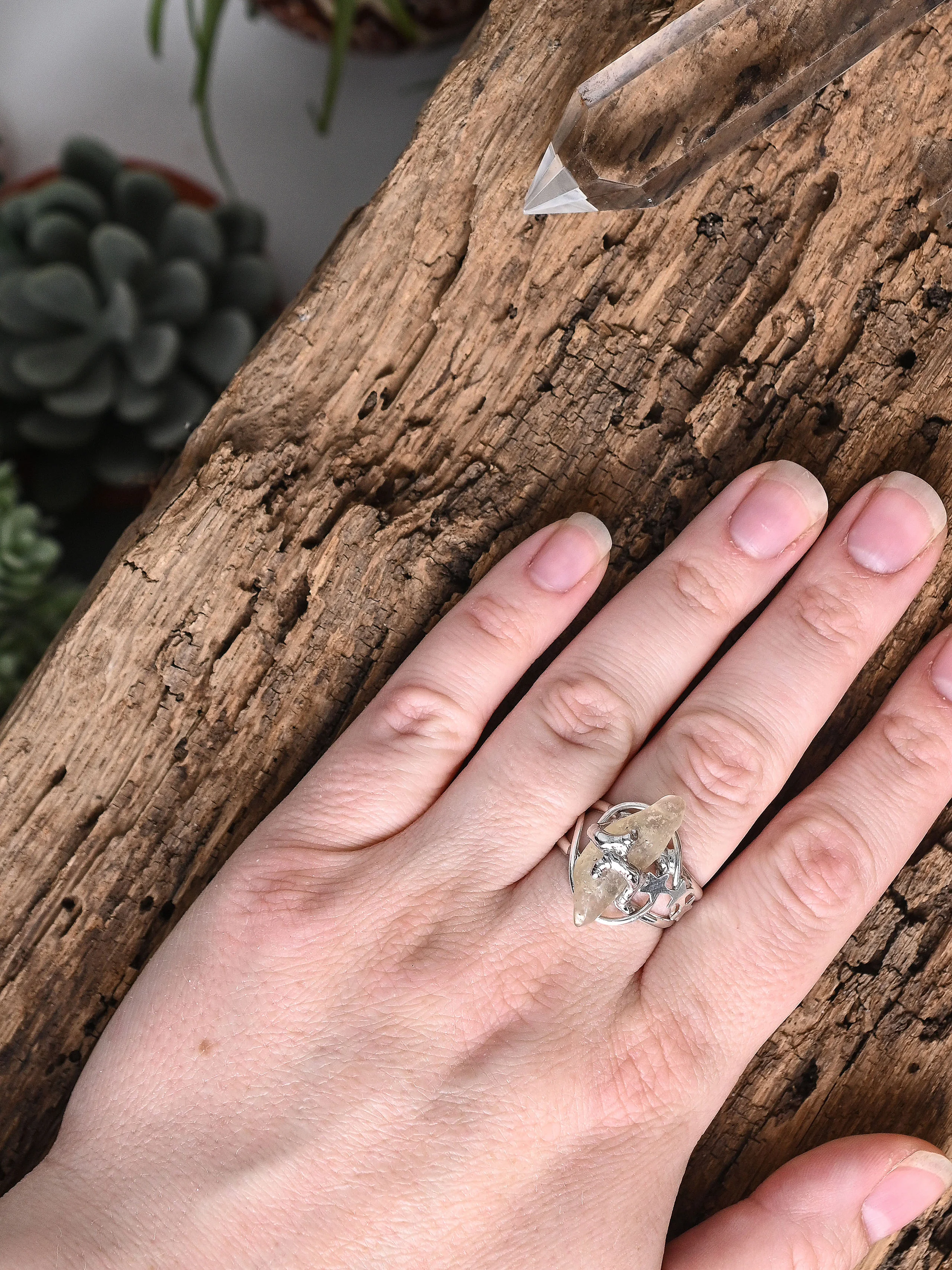 Libyan Desert Glass Ring - Image 5