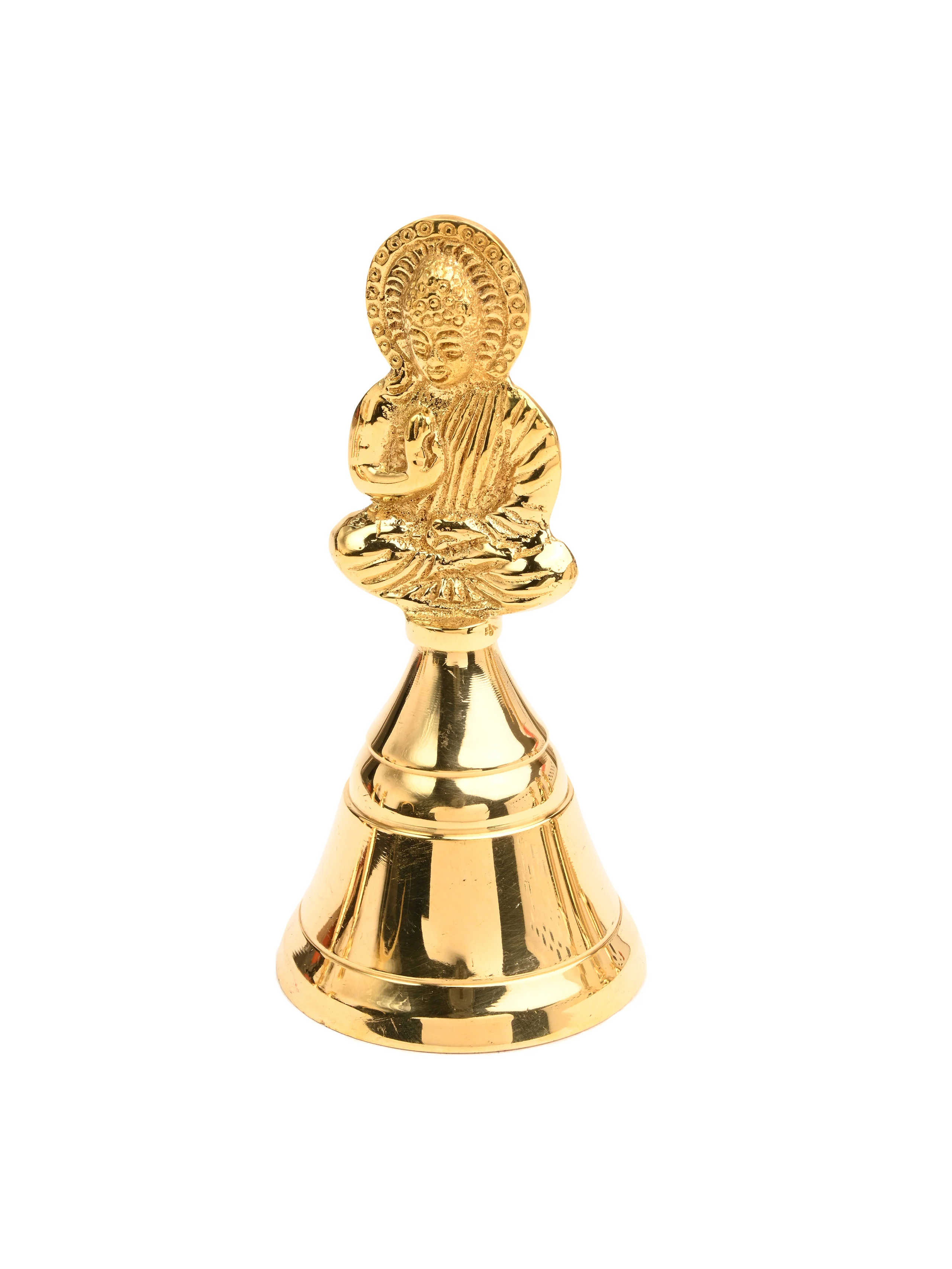 Lord Buddha Brass Altar Bell - Image 3