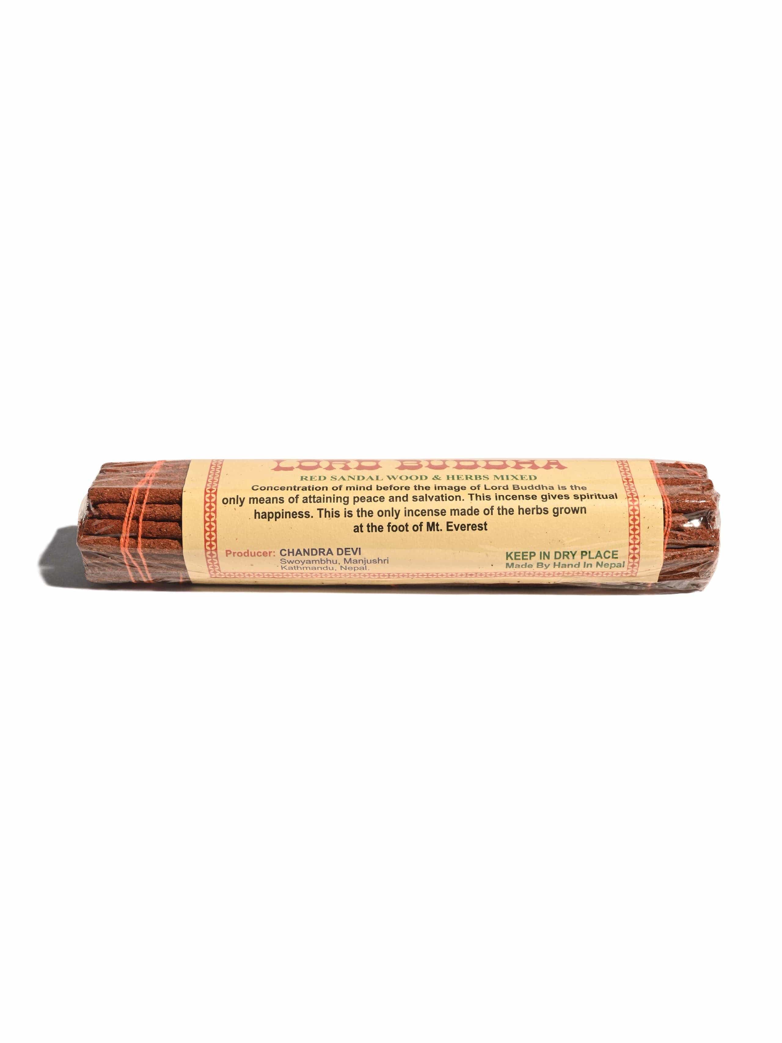 Lord Buddha Red Sandalwood & Herbs Incense Sticks - Image 3