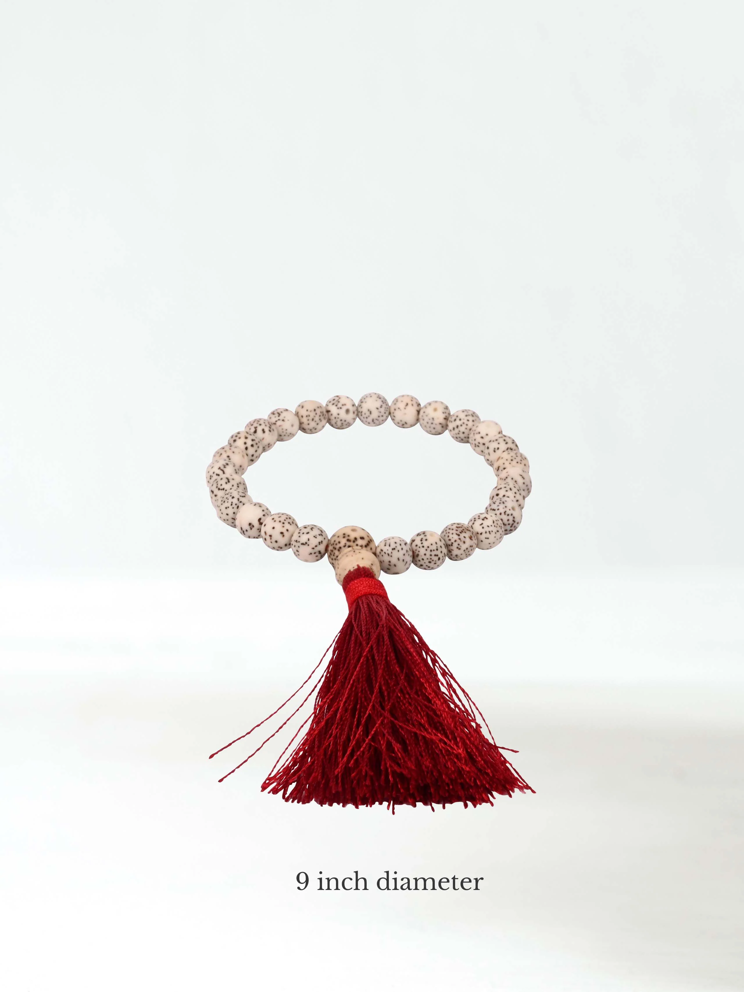 Lotus Seed Wrist Mala - Image 3