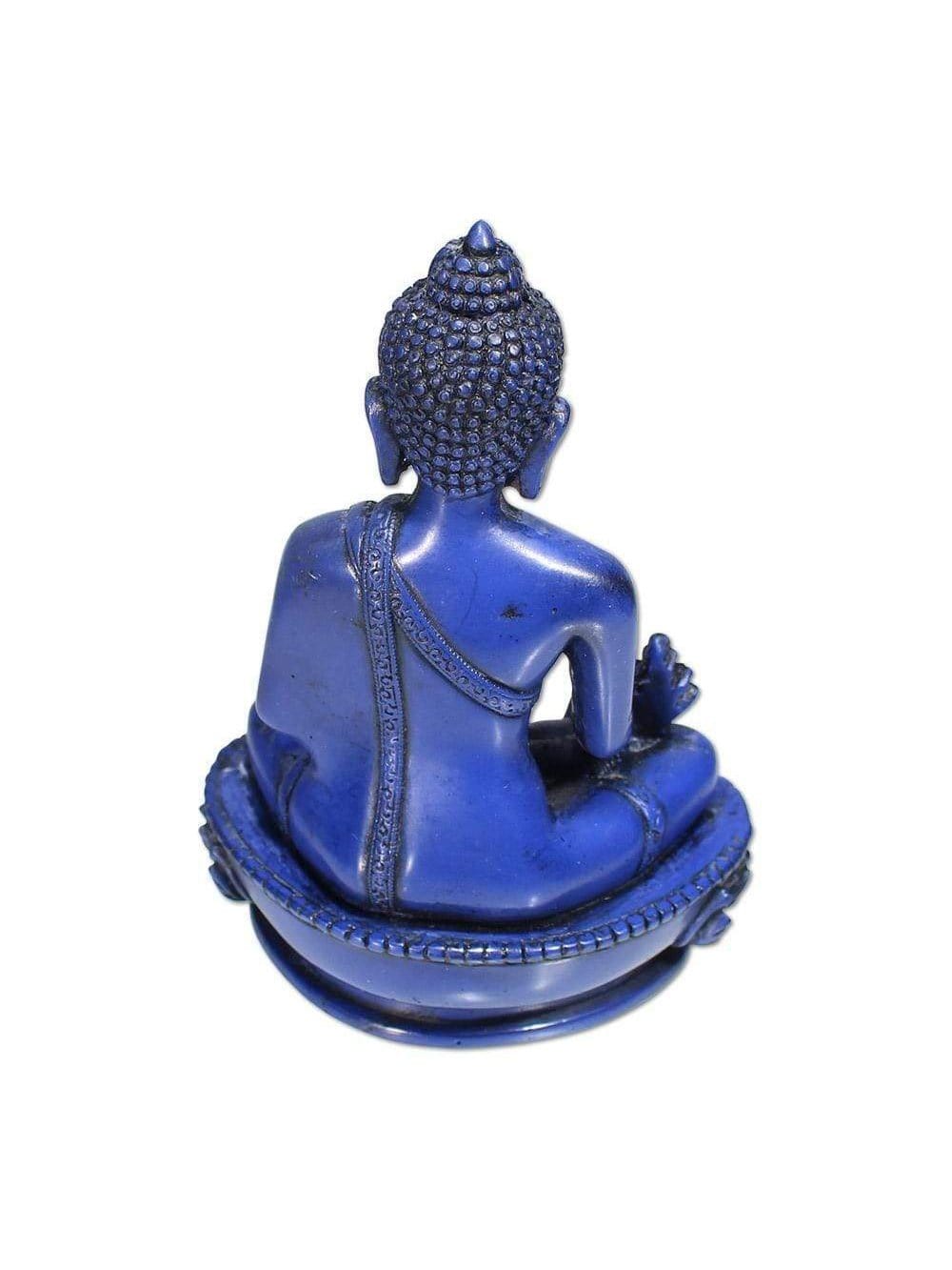 Medicine Buddha Blue Resin - 5.5 in - Image 4