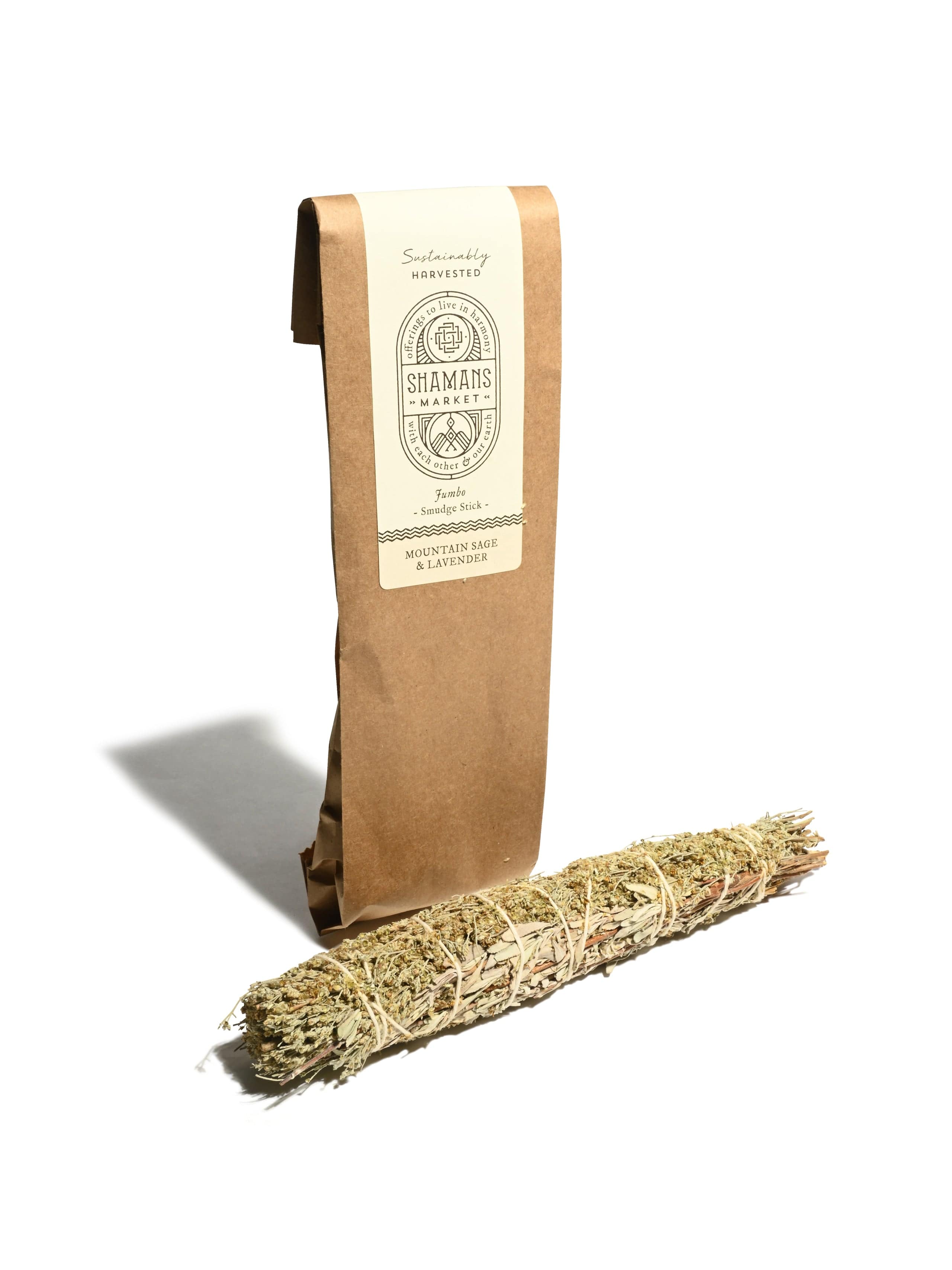 Mountain Sage & Lavender Large Smudge Sticks 8-9 in. - Image 3