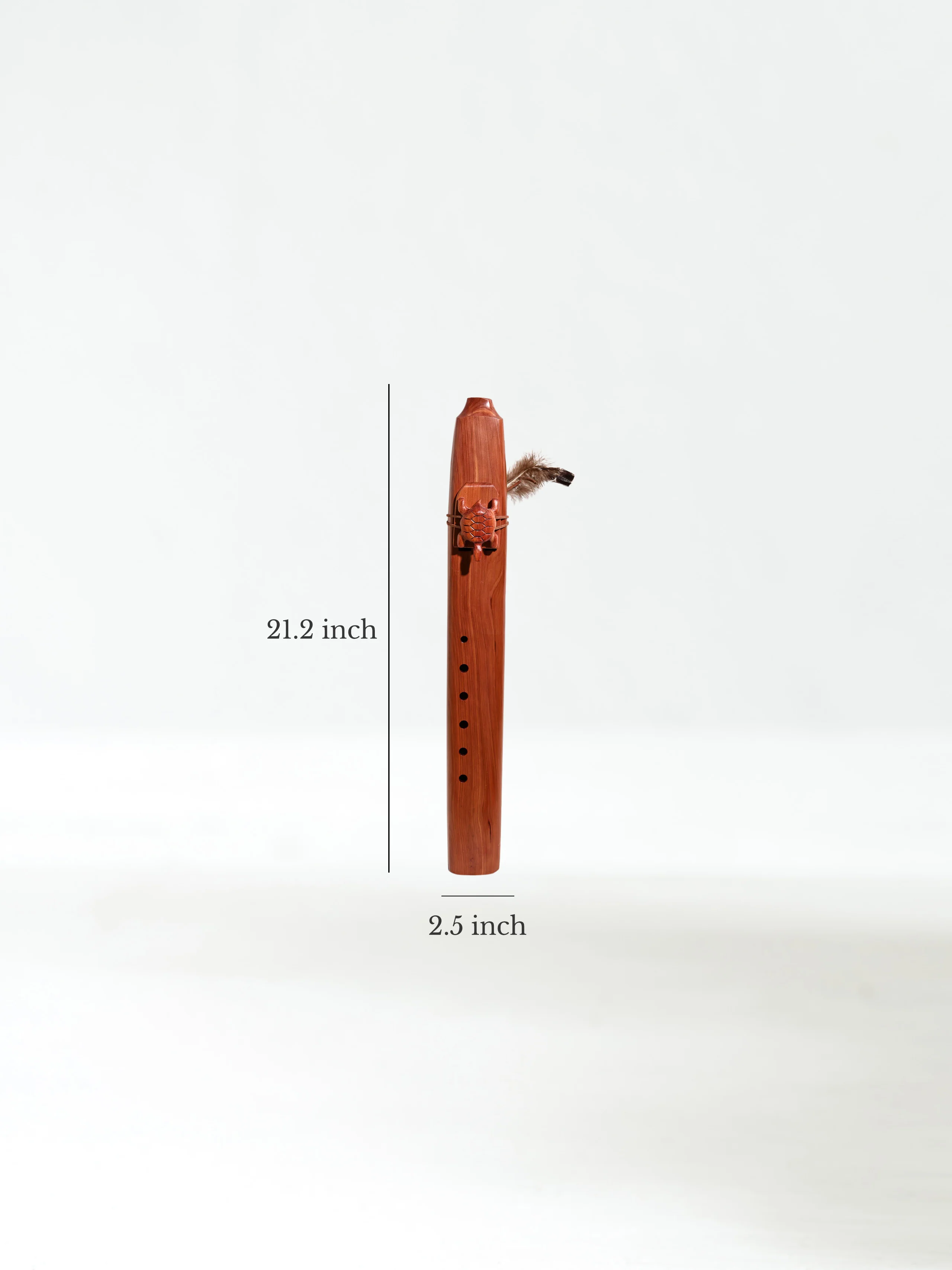 Native American Made Cedar Drone Flute - Image 10