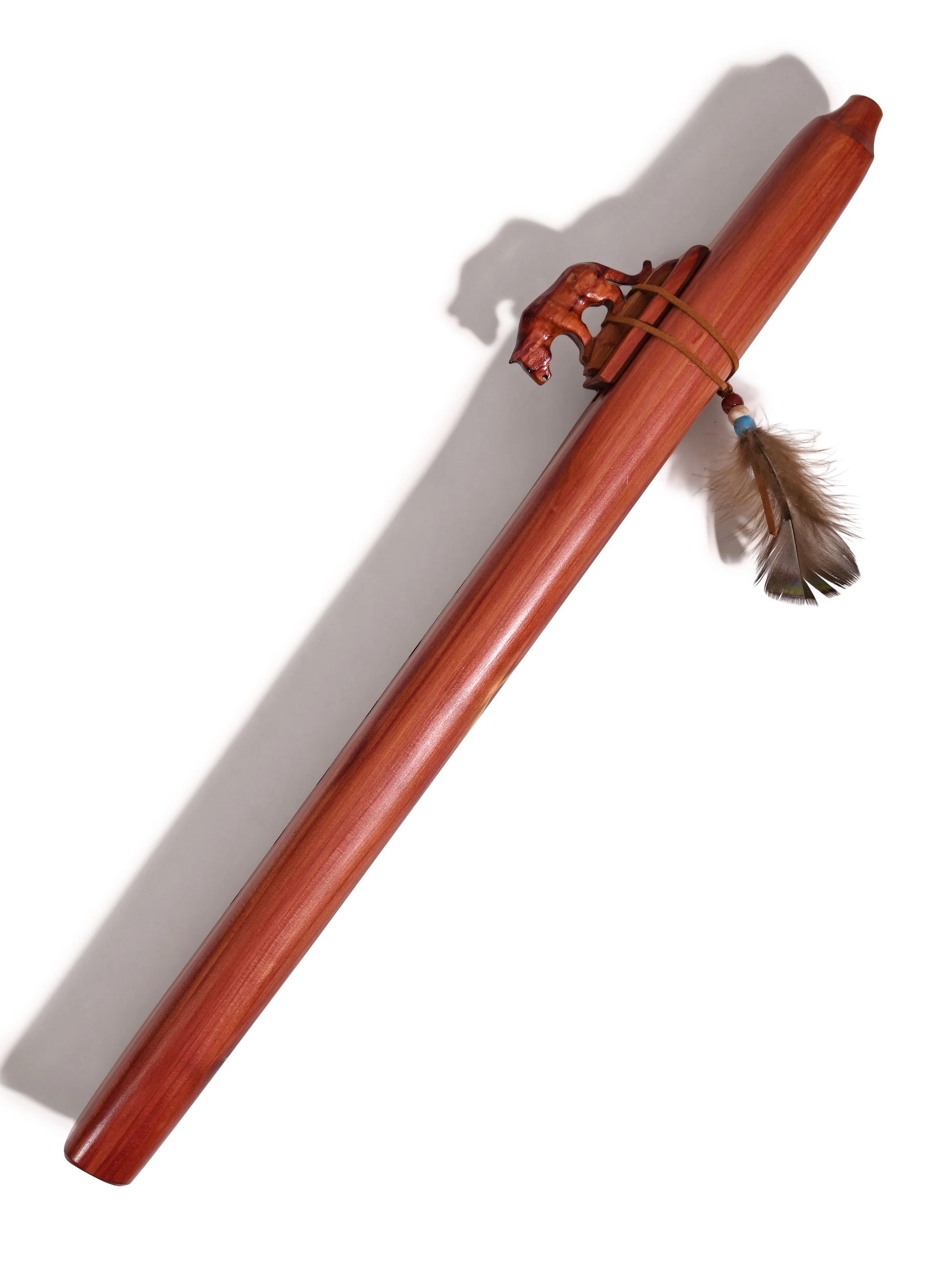Native American Made Cedar Drone Flute - Image 13