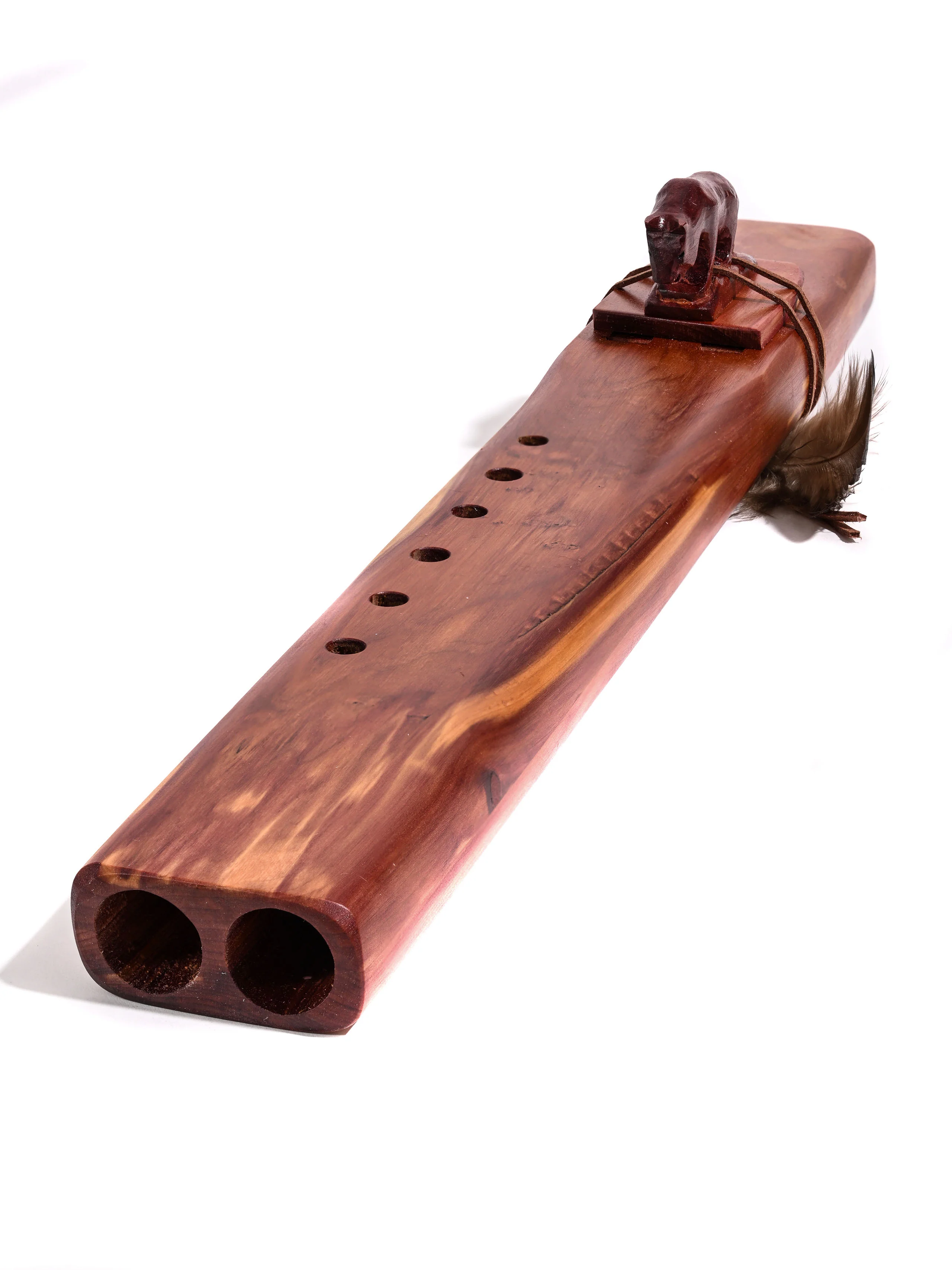 Native American Made Cedar Drone Flute - Image 14