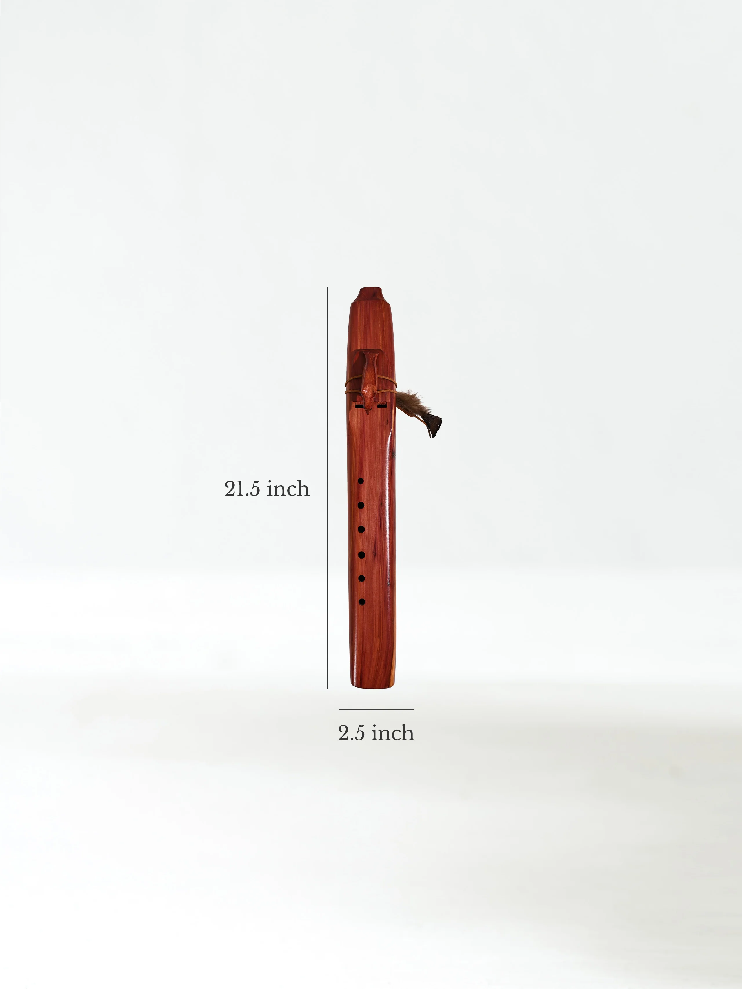 Native American Made Cedar Drone Flute - Image 19