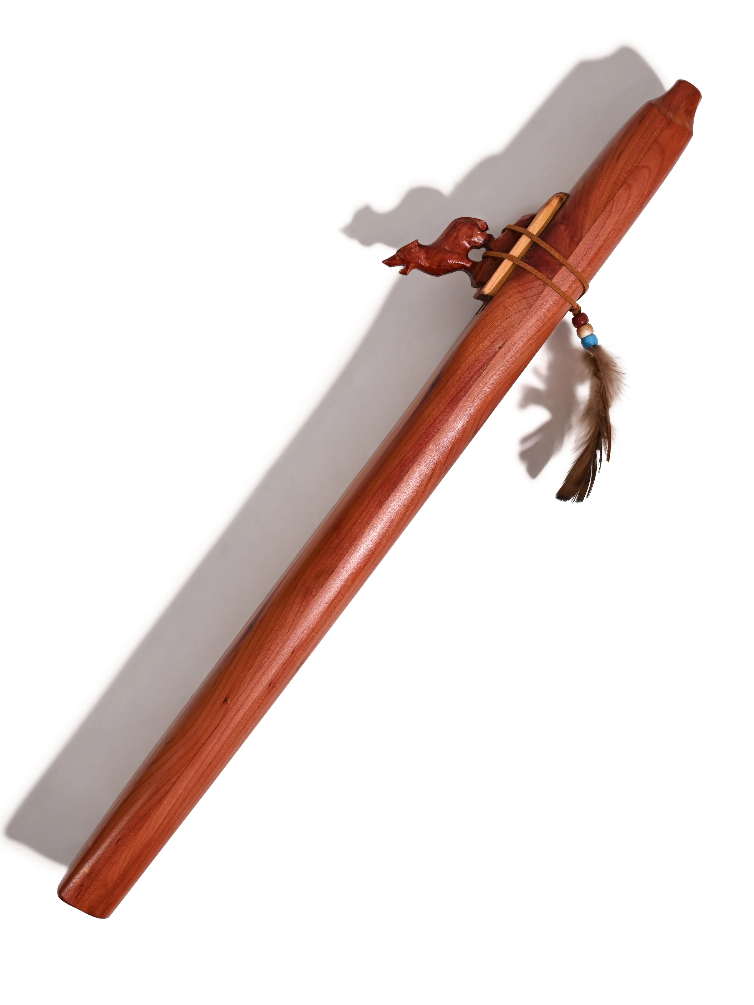 Native American Made Cedar Drone Flute - Image 22