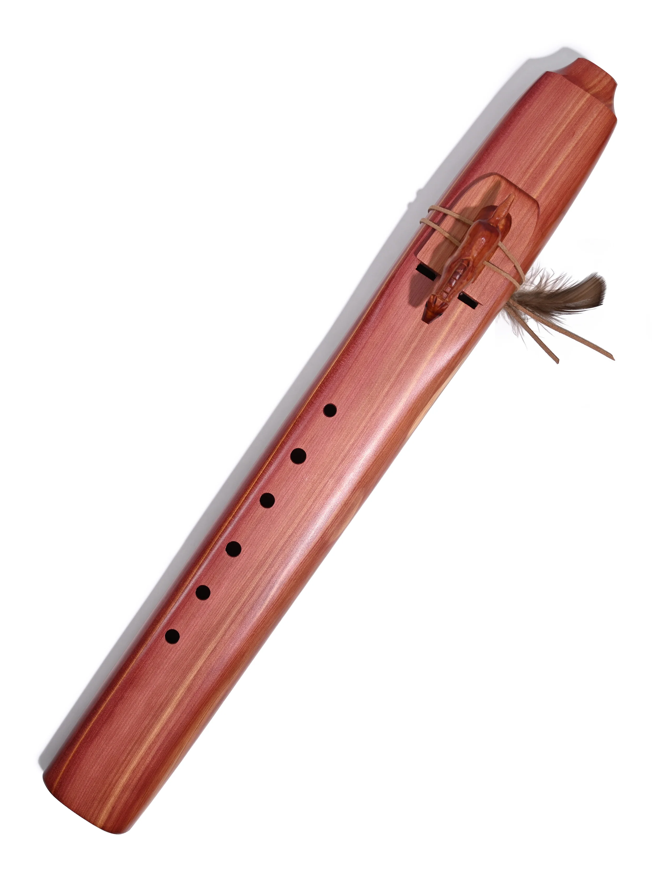 Native American Made Cedar Drone Flute - Image 24