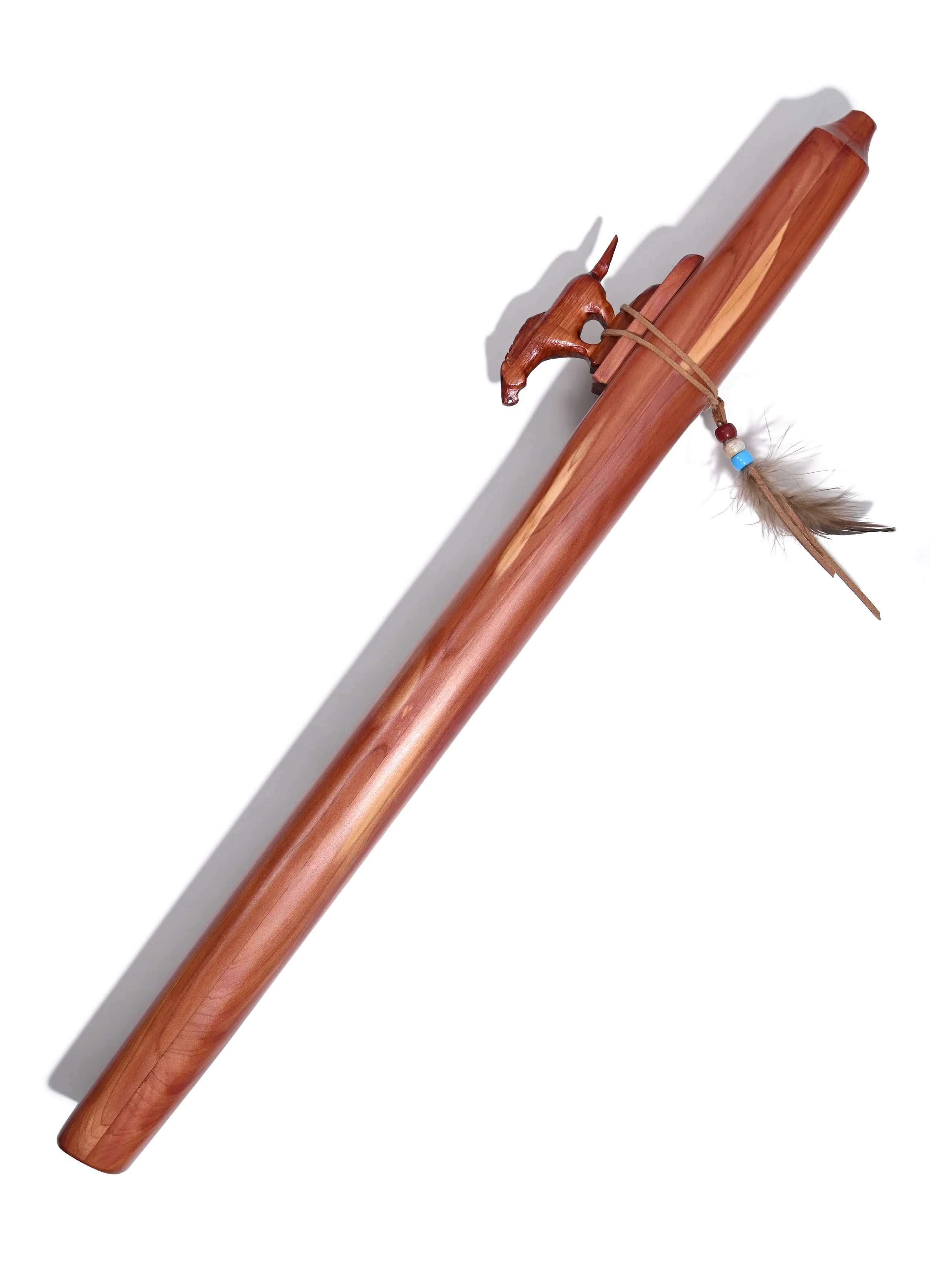 Native American Made Cedar Drone Flute - Image 25