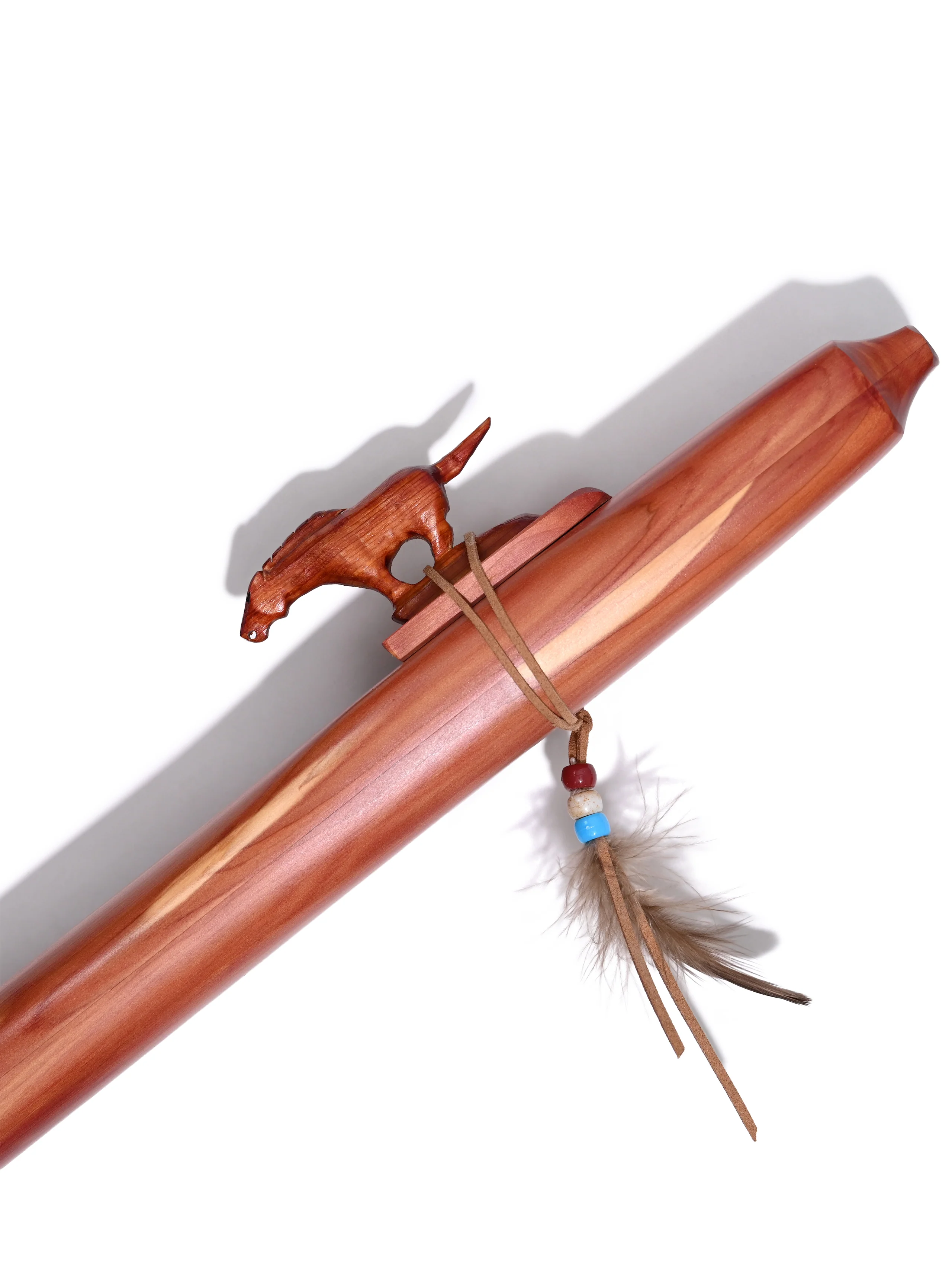 Native American Made Cedar Drone Flute - Image 27