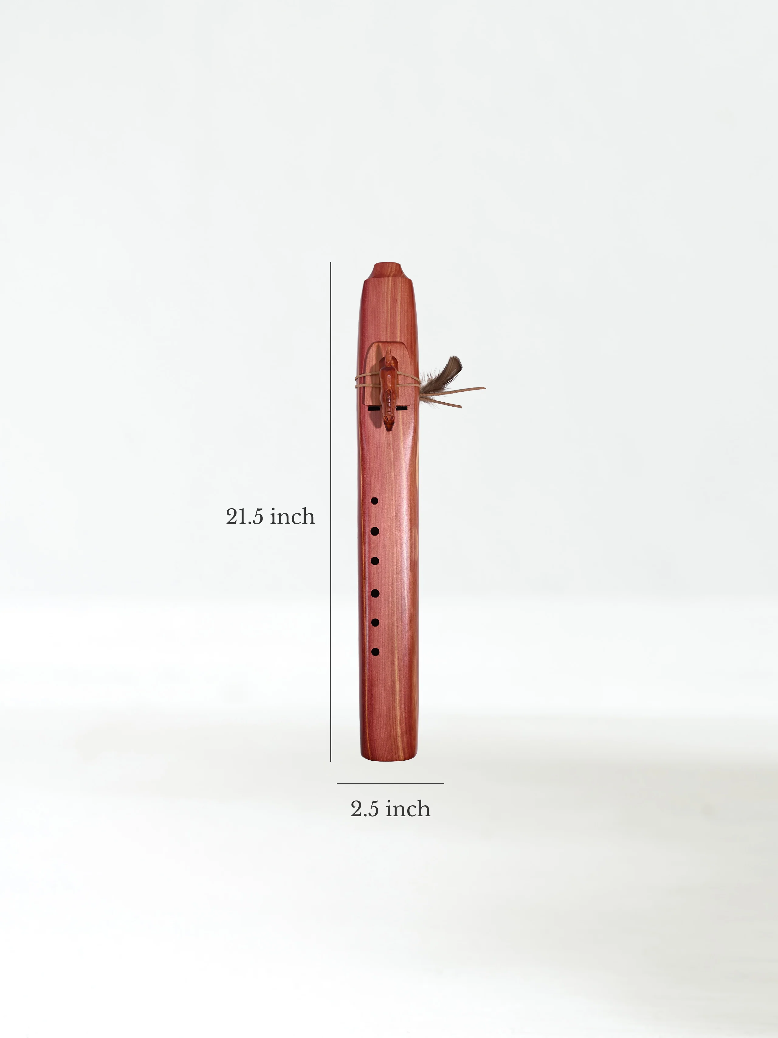 Native American Made Cedar Drone Flute - Image 28