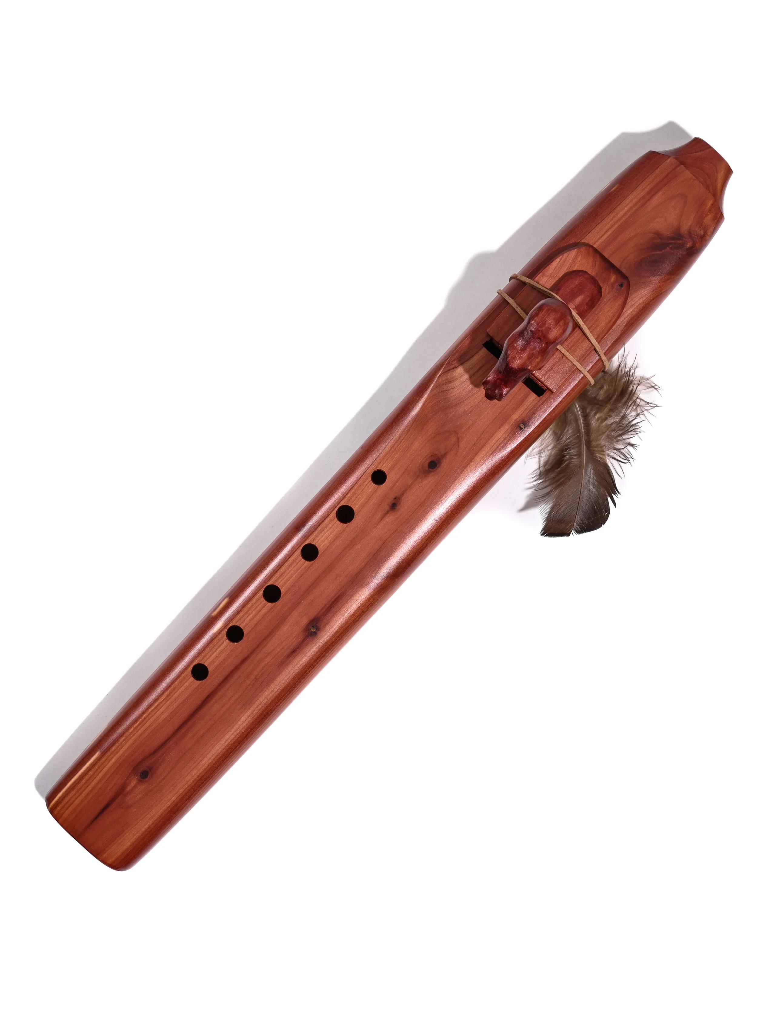 Native American Made Cedar Drone Flute - Image 30