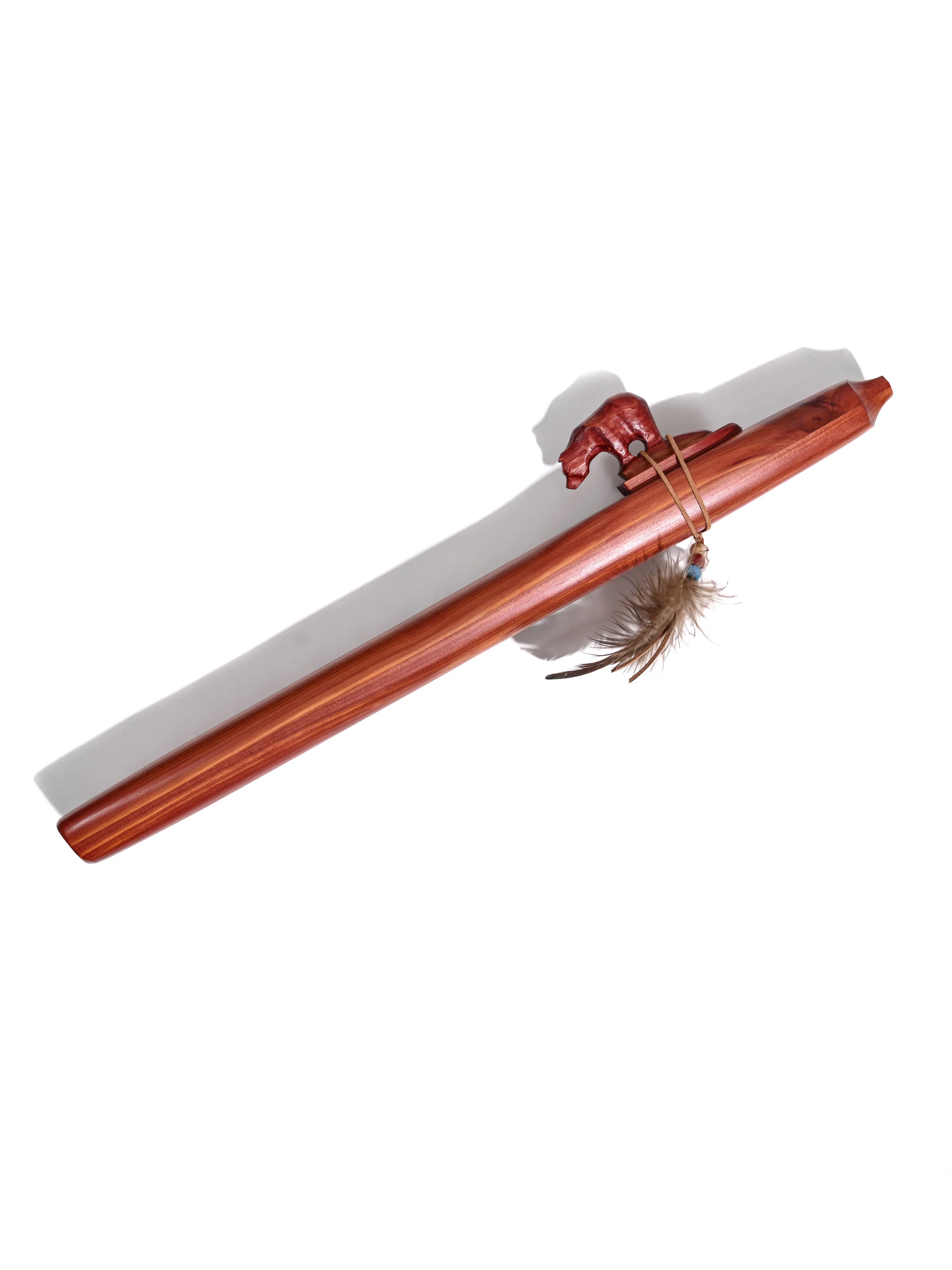 Native American Made Cedar Drone Flute - Image 31