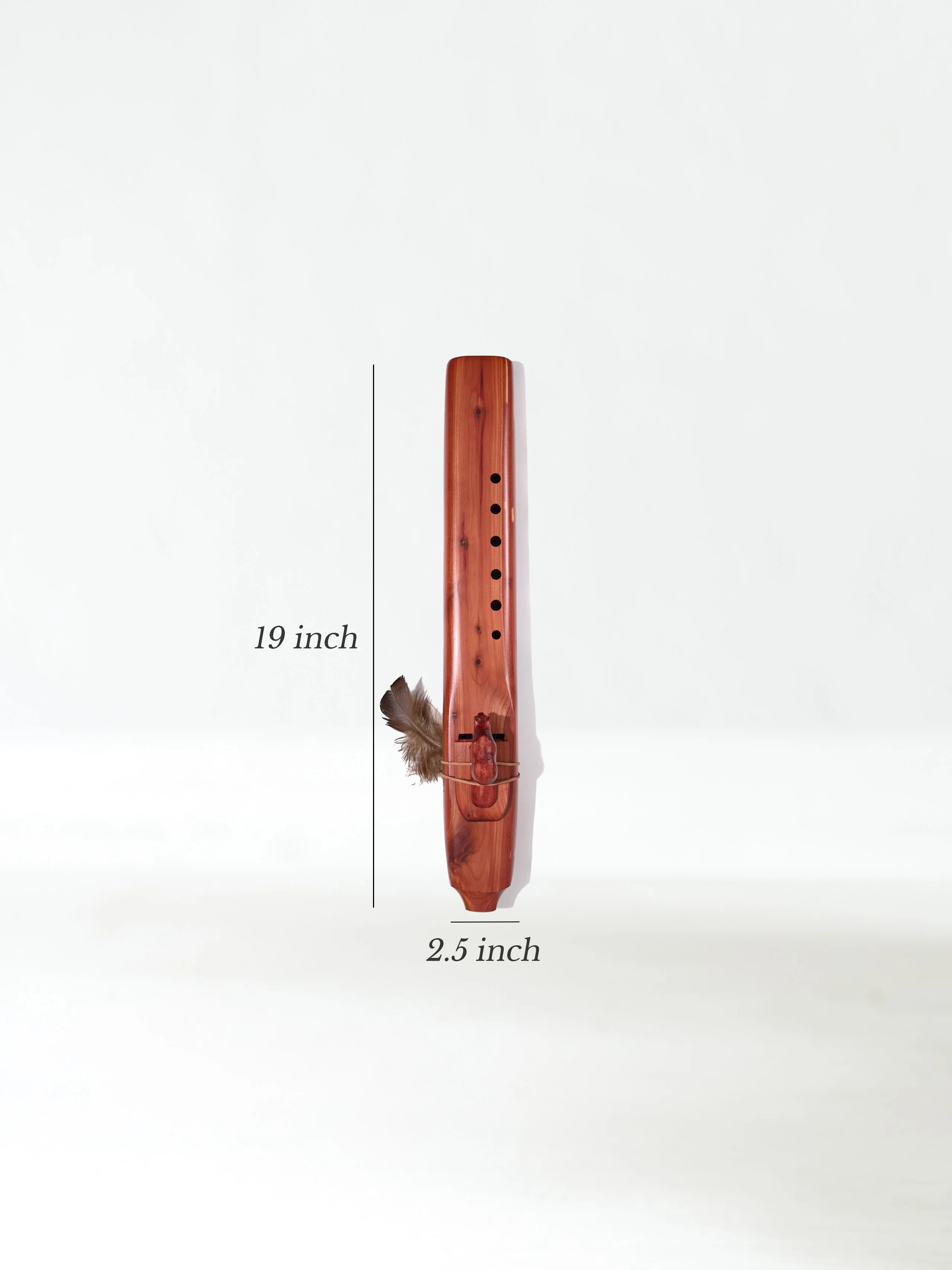 Native American Made Cedar Drone Flute - Image 33