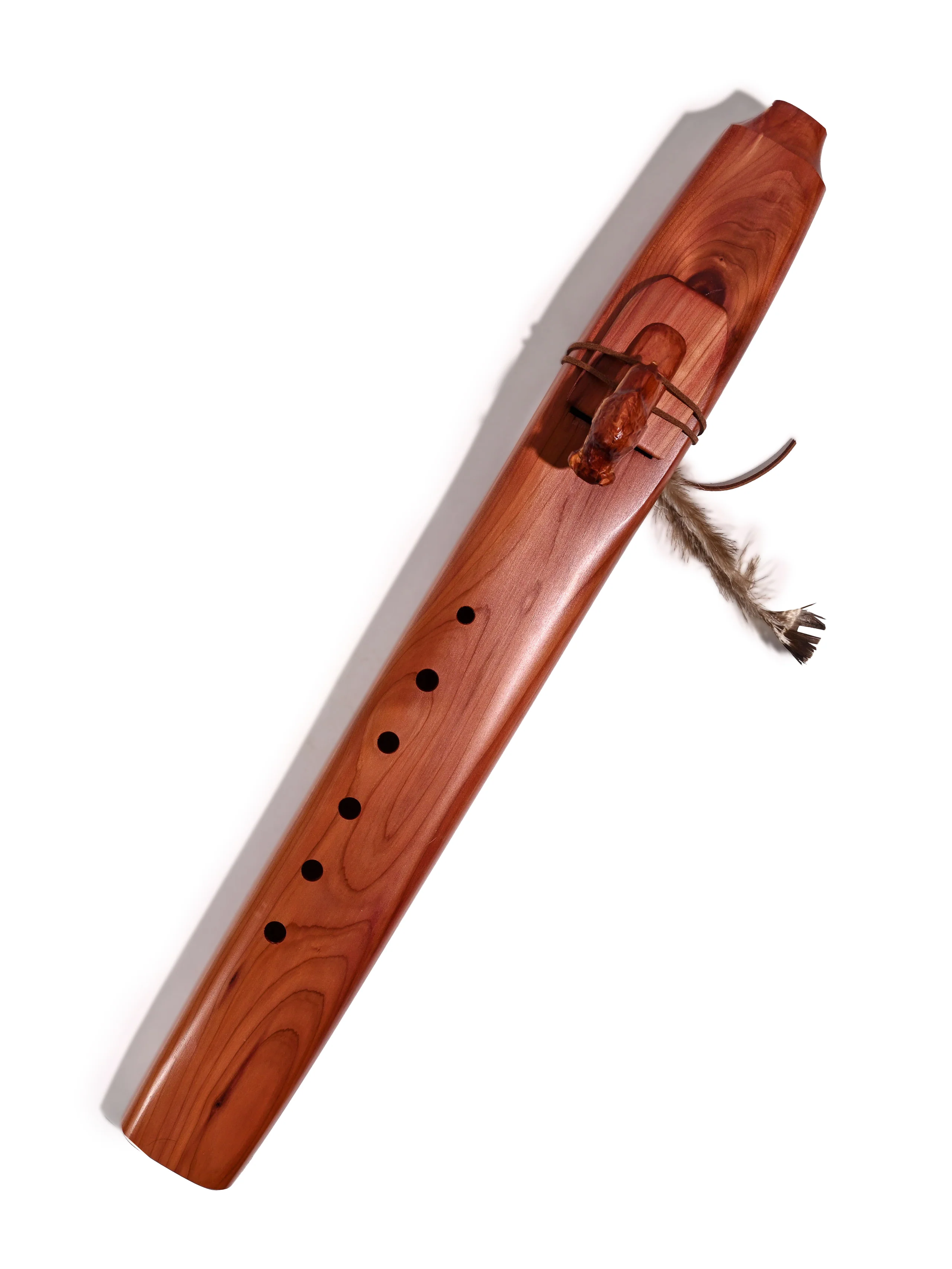 Native American Made Cedar Drone Flute - Image 4