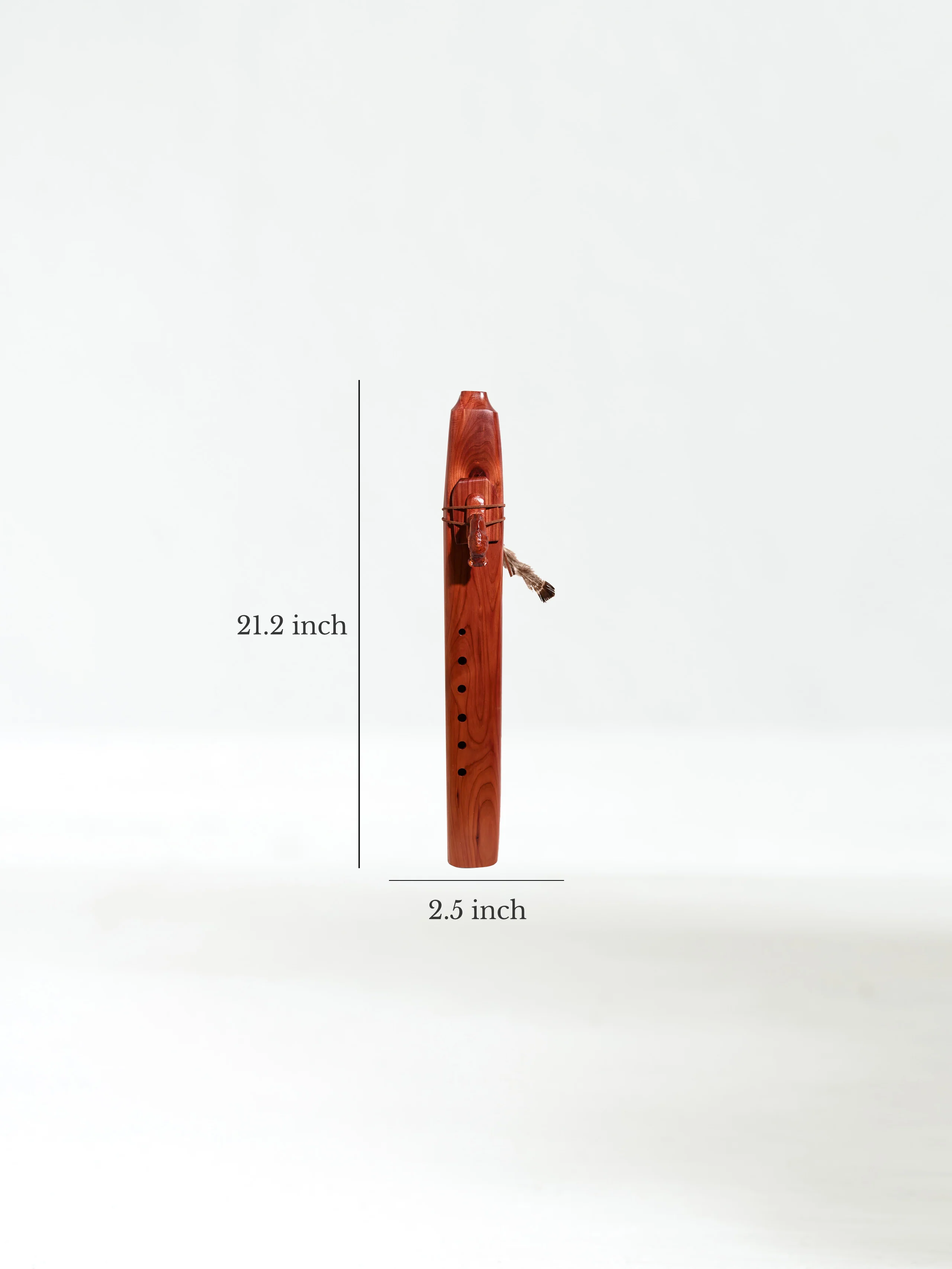 Native American Made Cedar Drone Flute - Image 5