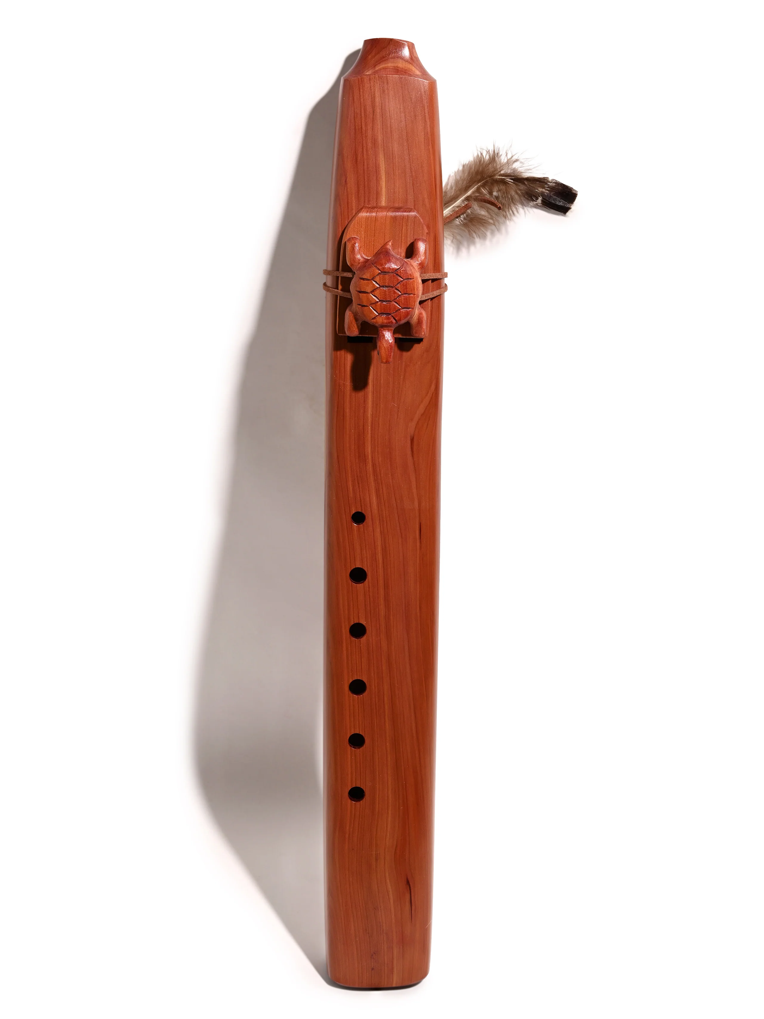 Native American Made Cedar Drone Flute - Image 7