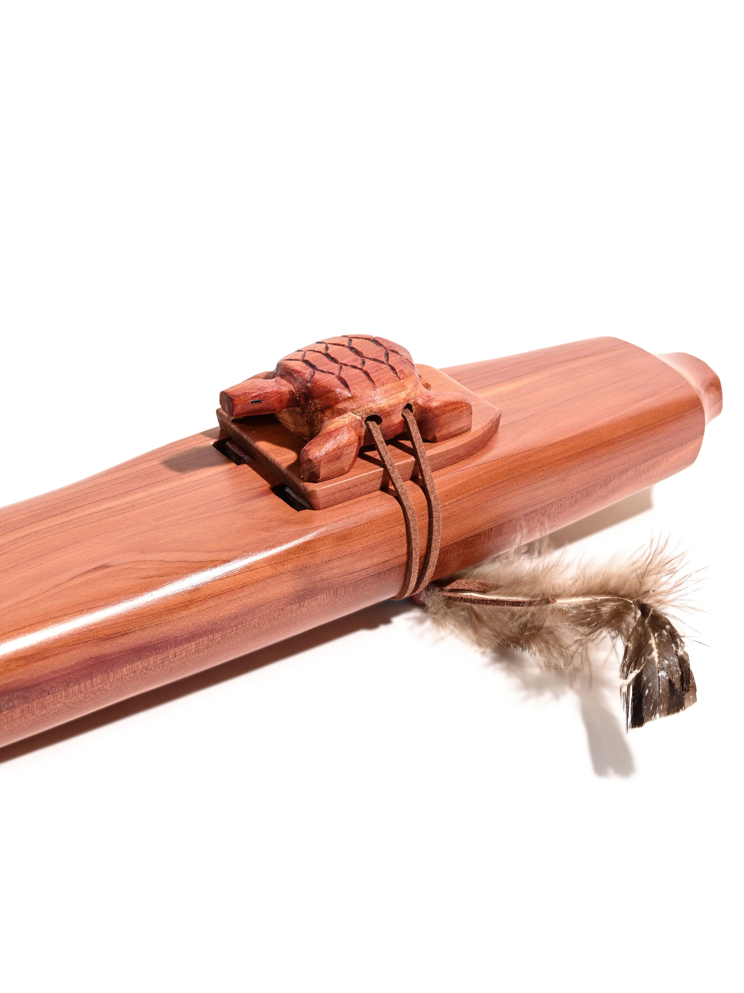 Native American Made Cedar Drone Flute - Image 8