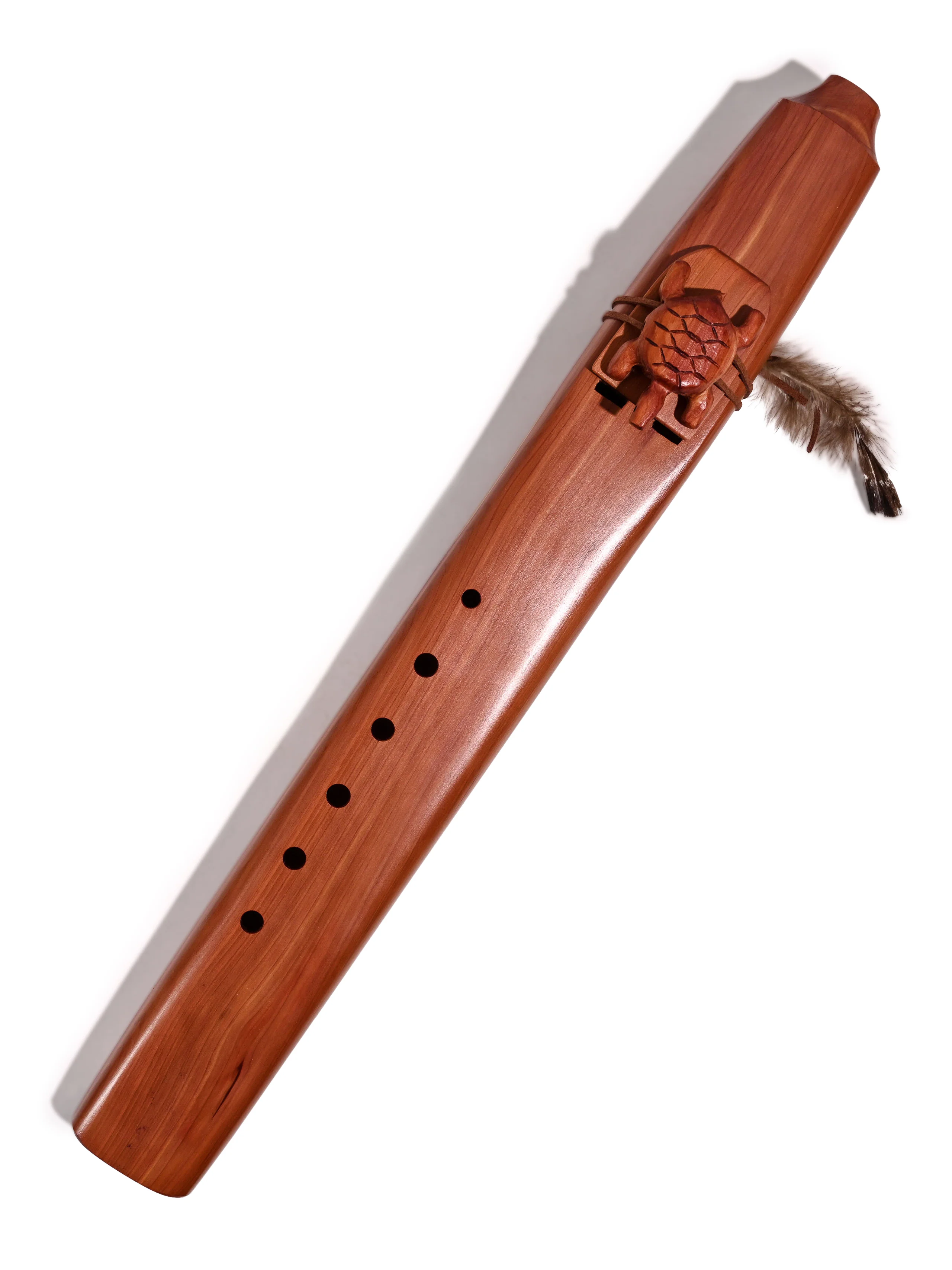 Native American Made Cedar Drone Flute - Image 9
