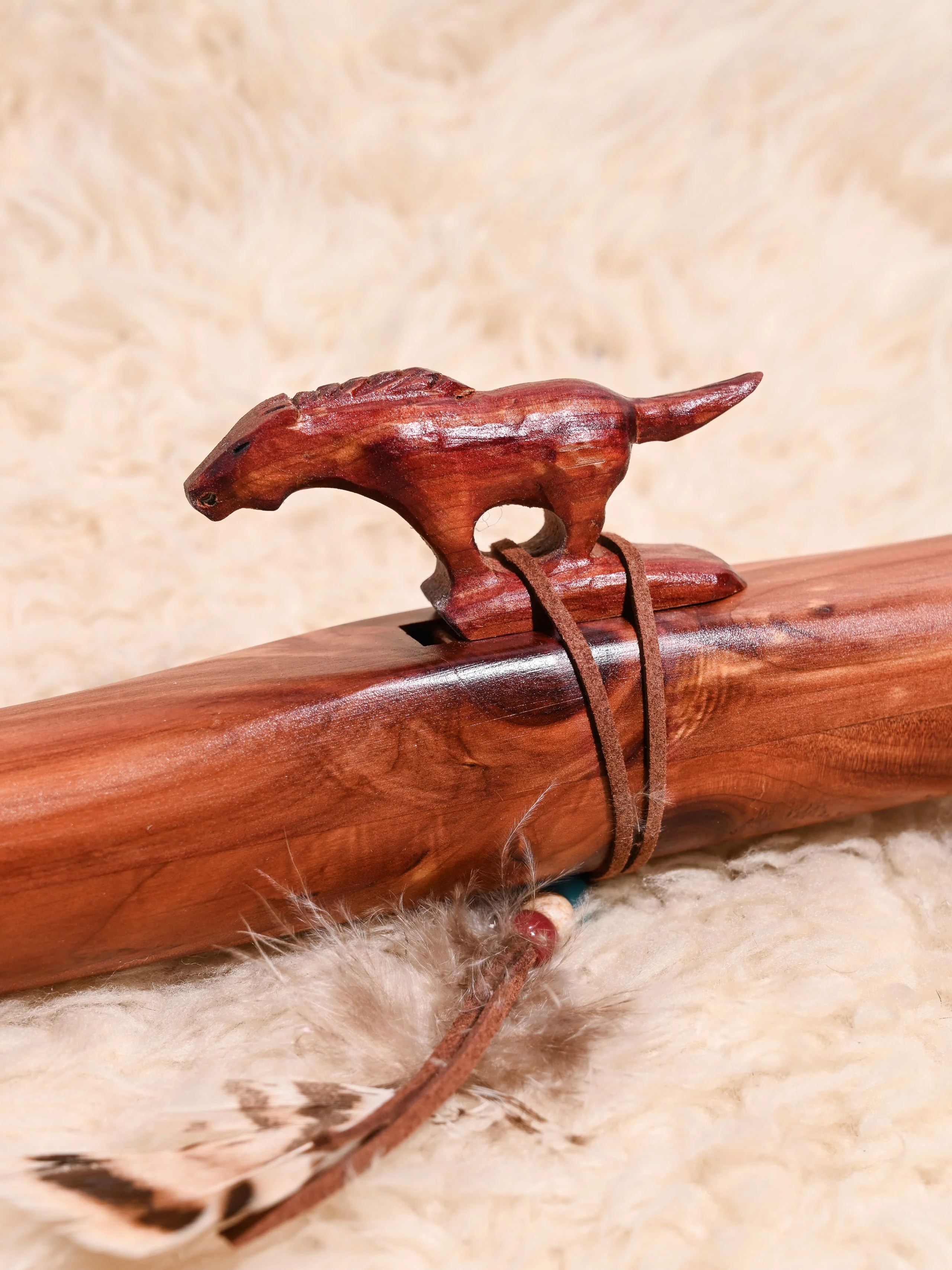 Native American Made Cedar Flute - Image 17