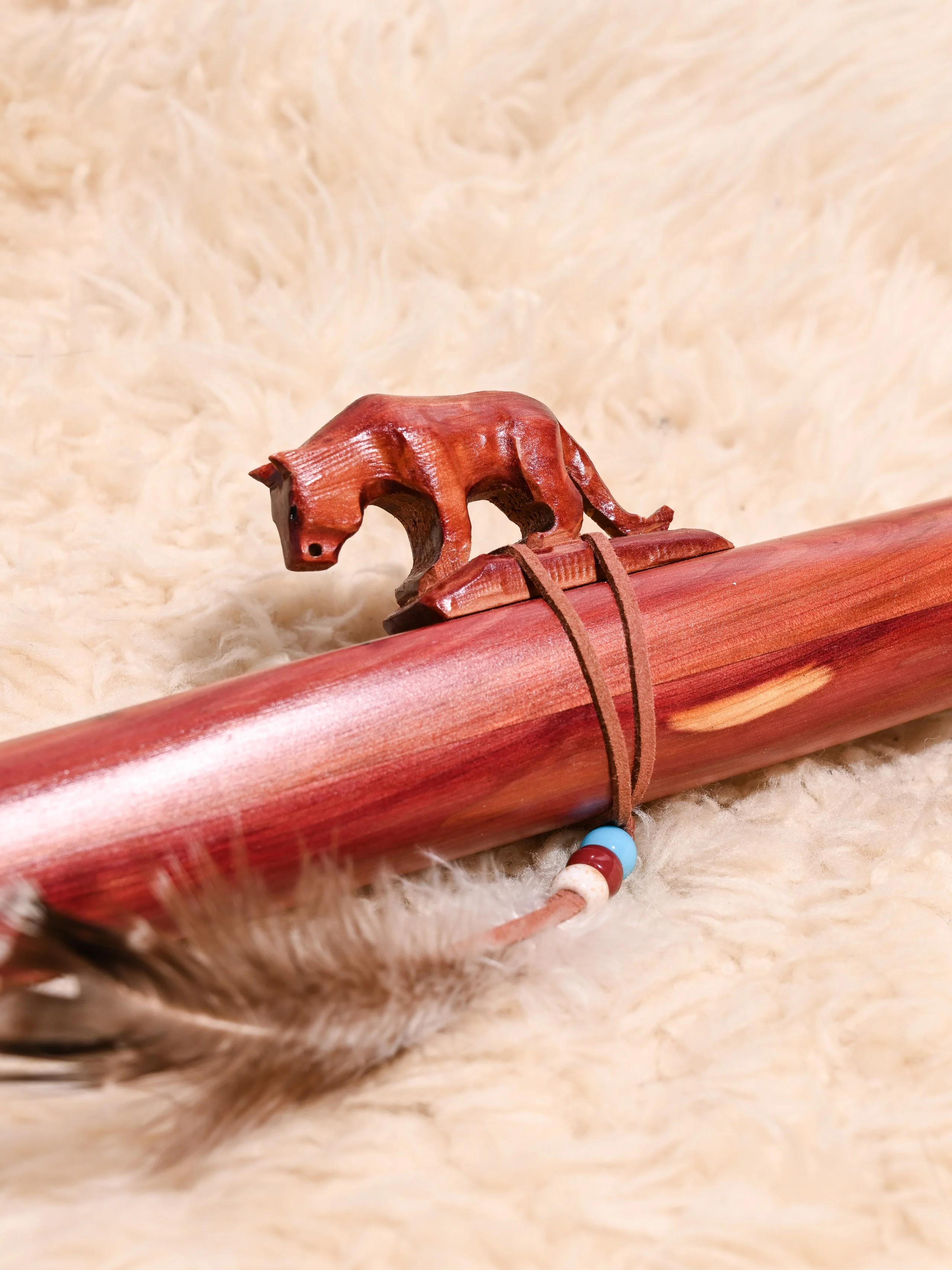 Native American Made Cedar Flute - Image 21