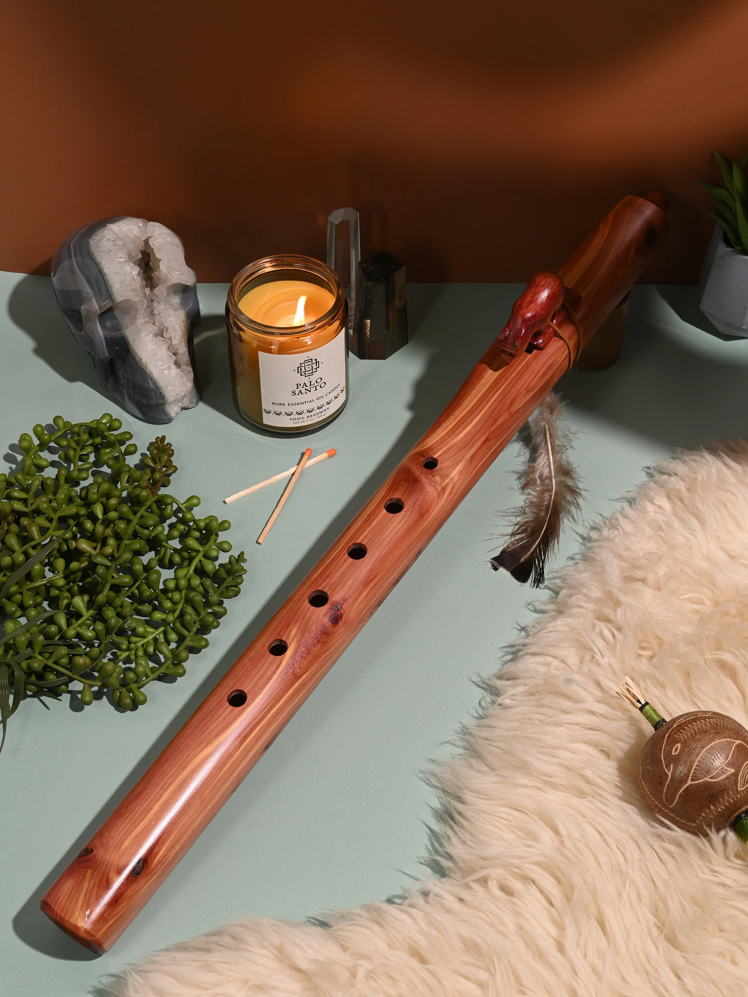 Native American Made Cedar Flute - Image 29
