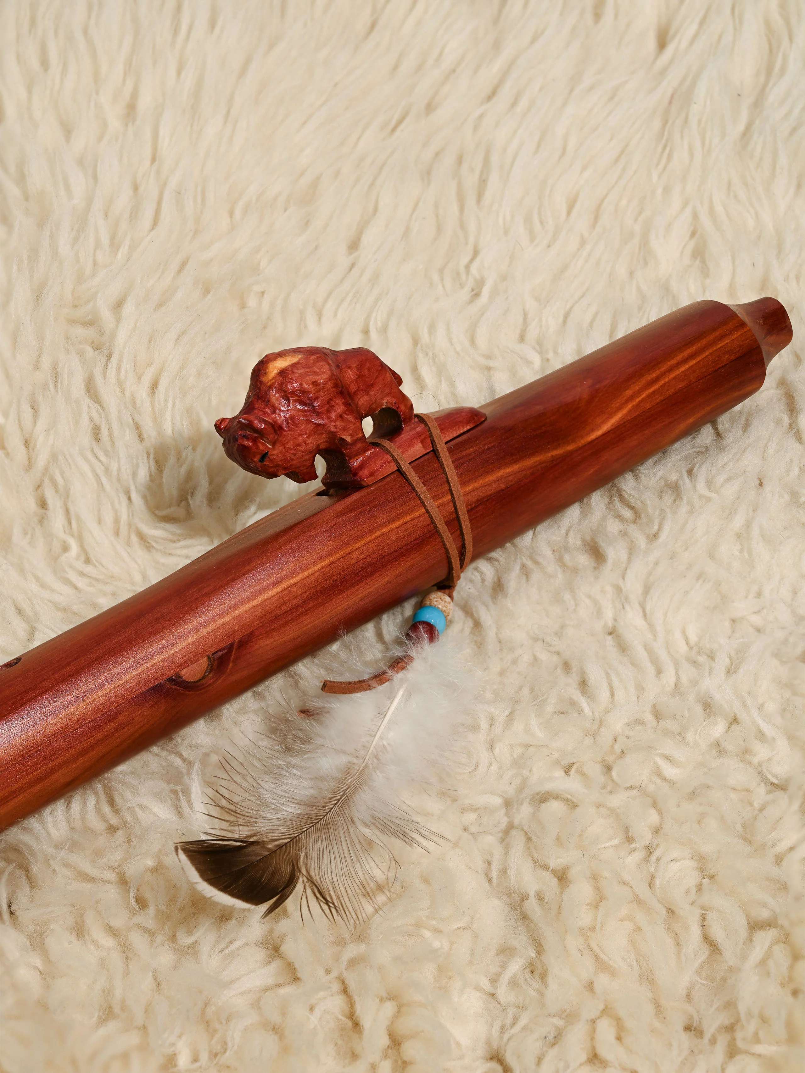 Native American Made Cedar Flute - Image 5