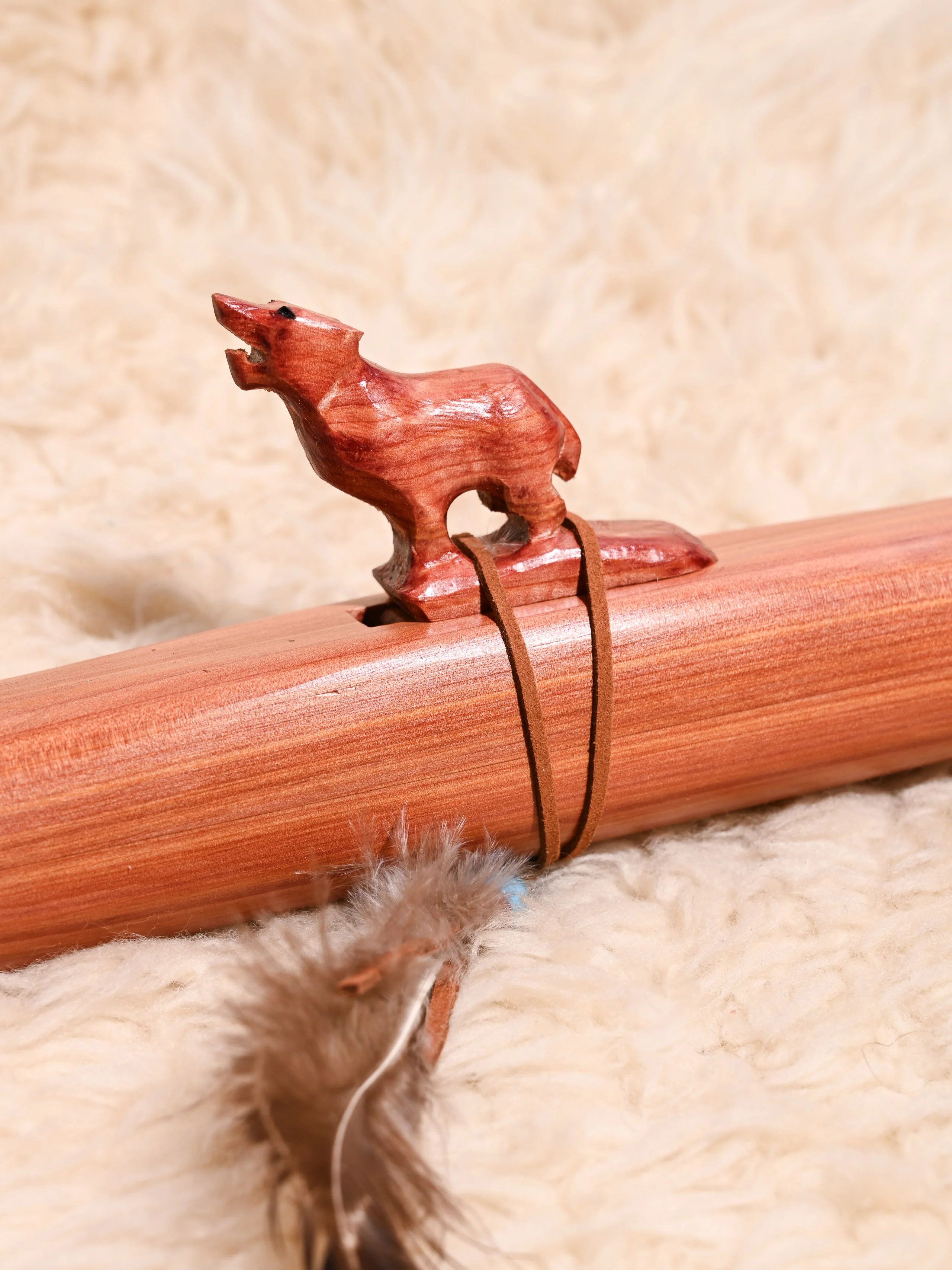 Native American Made Cedar Flute - Image 7