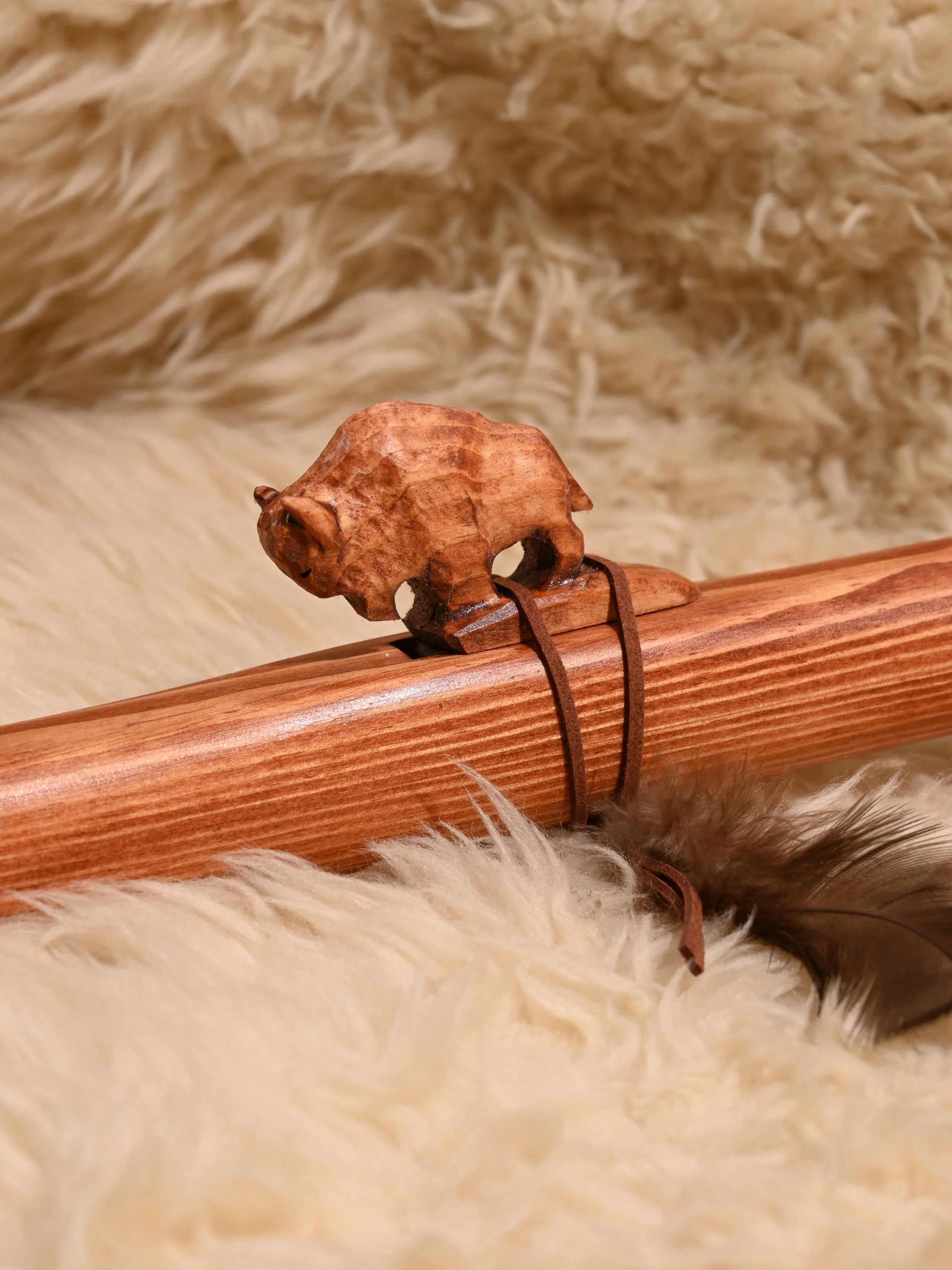 Native American Made Pine Flute- A Minor - Image 11