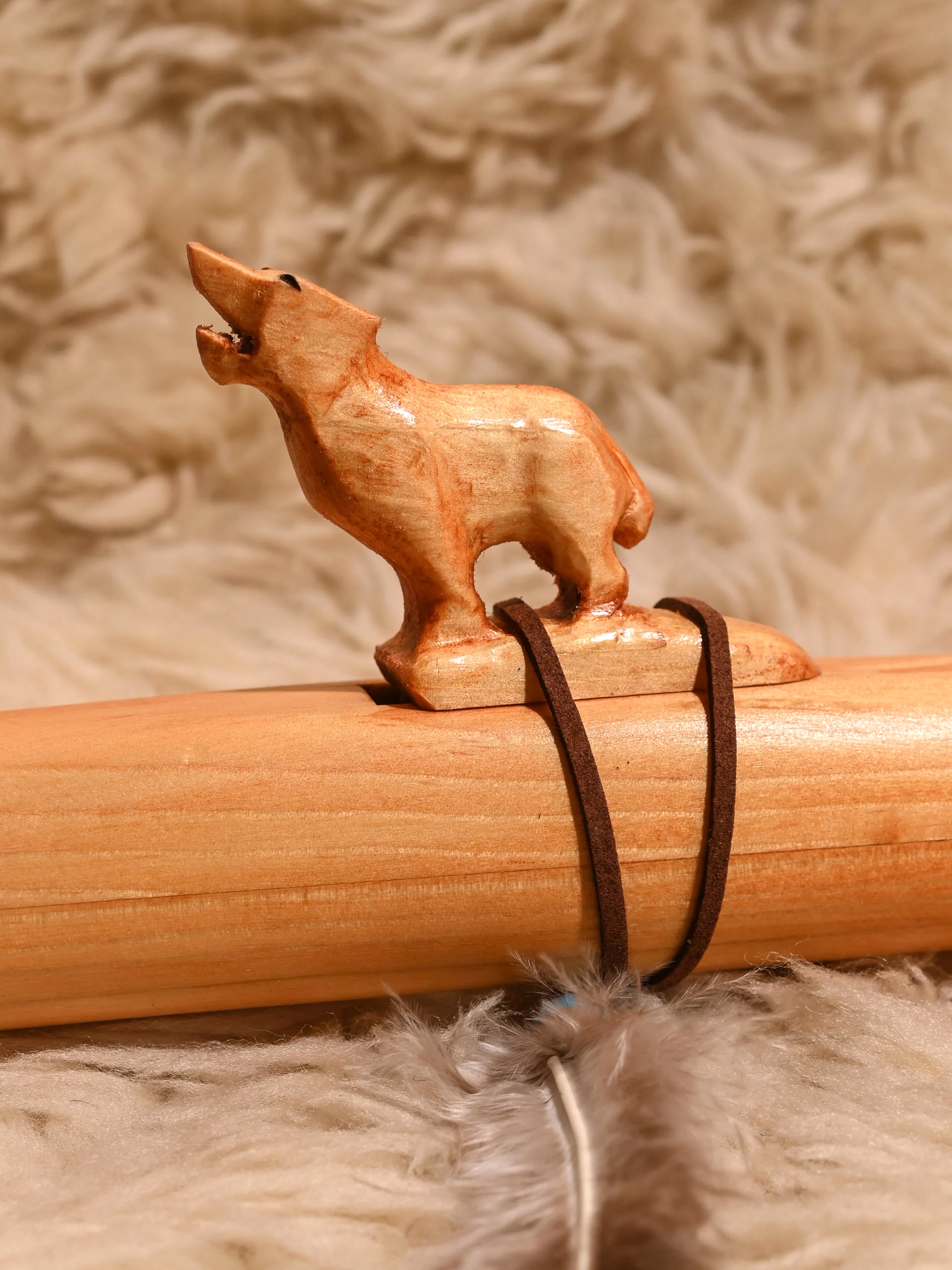Native American Made Pine Flute- A Minor - Image 15