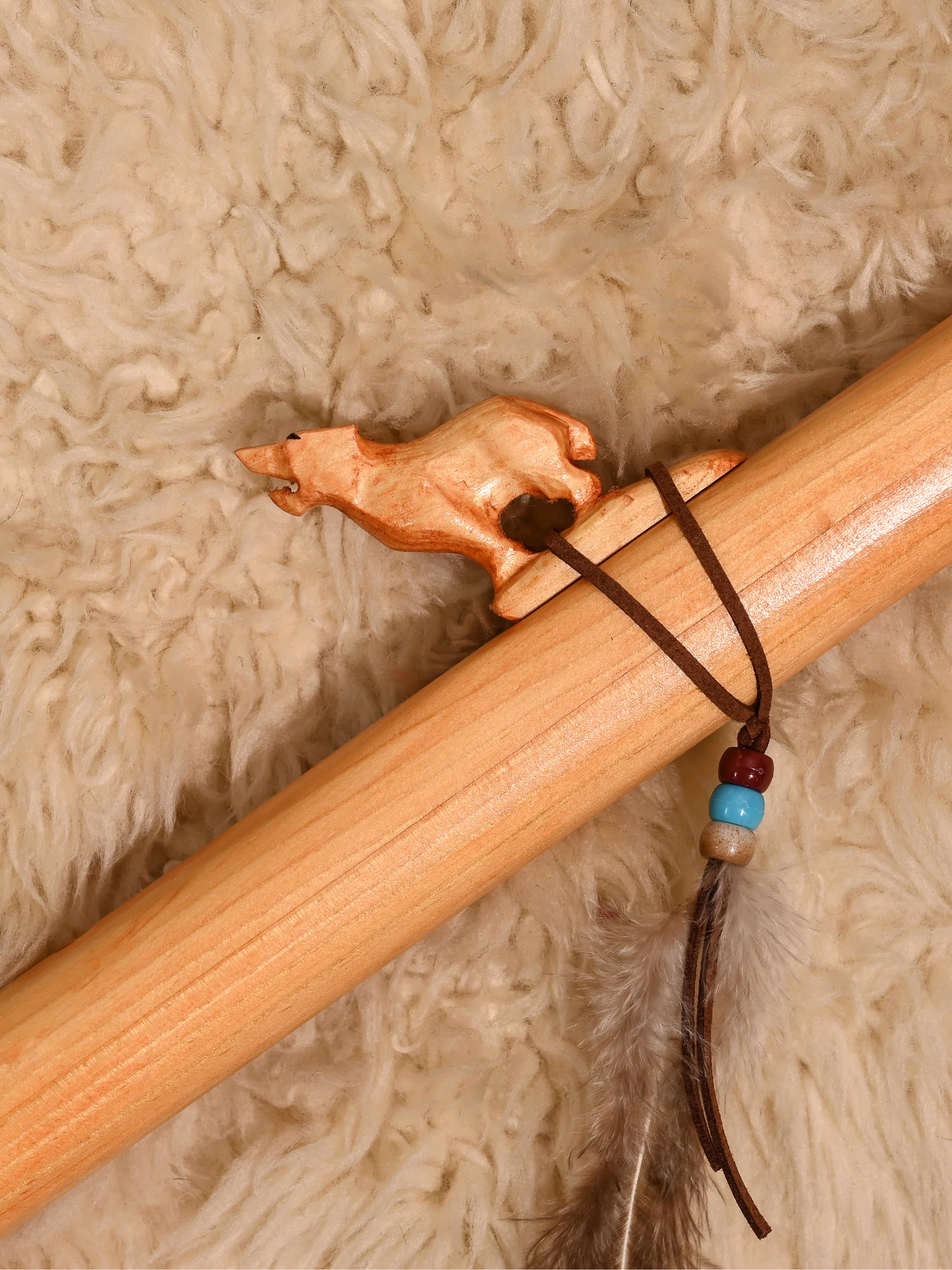 Native American Made Pine Flute- A Minor - Image 17