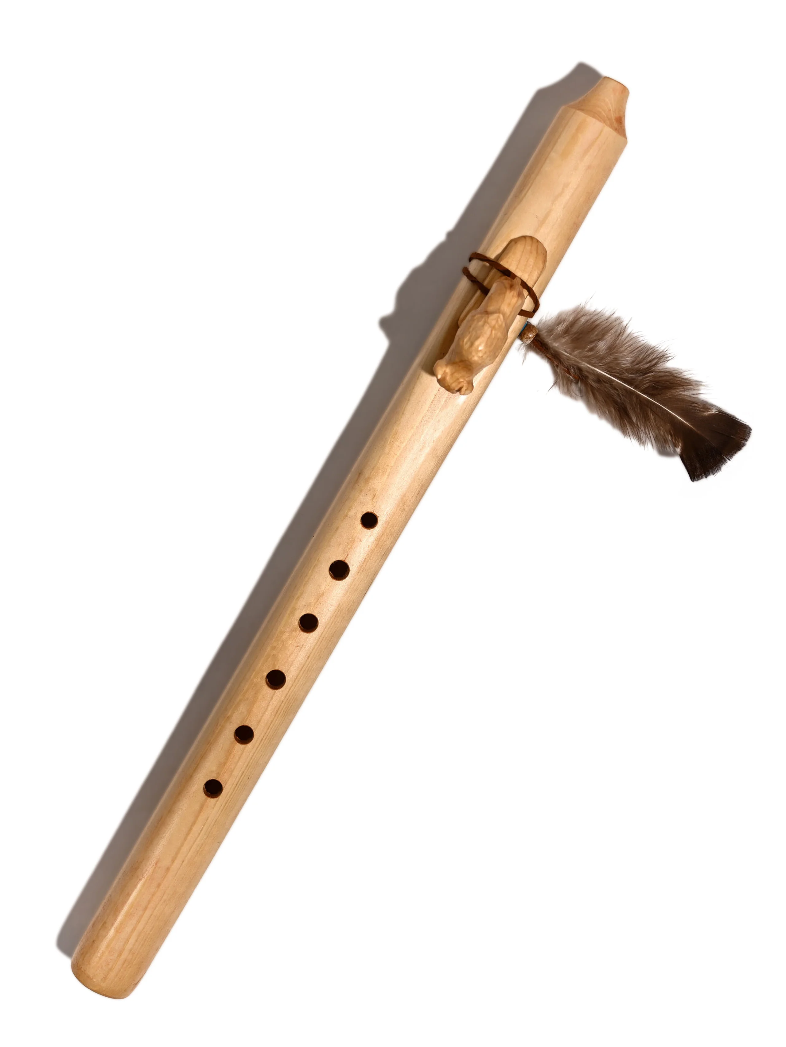 Native American Made Pine Flute- A Minor - Image 2