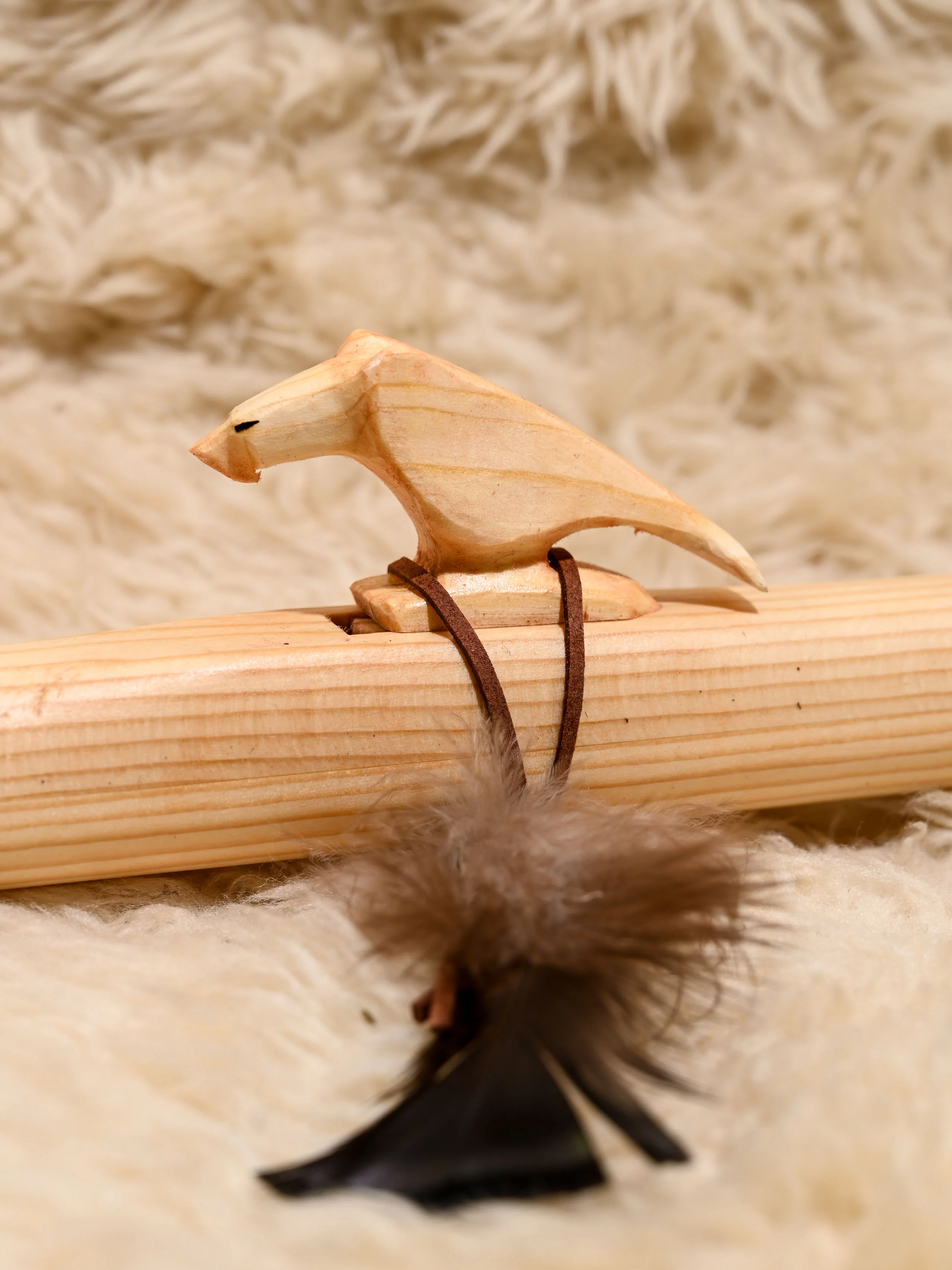 Native American Made Pine Flute- A Minor - Image 25