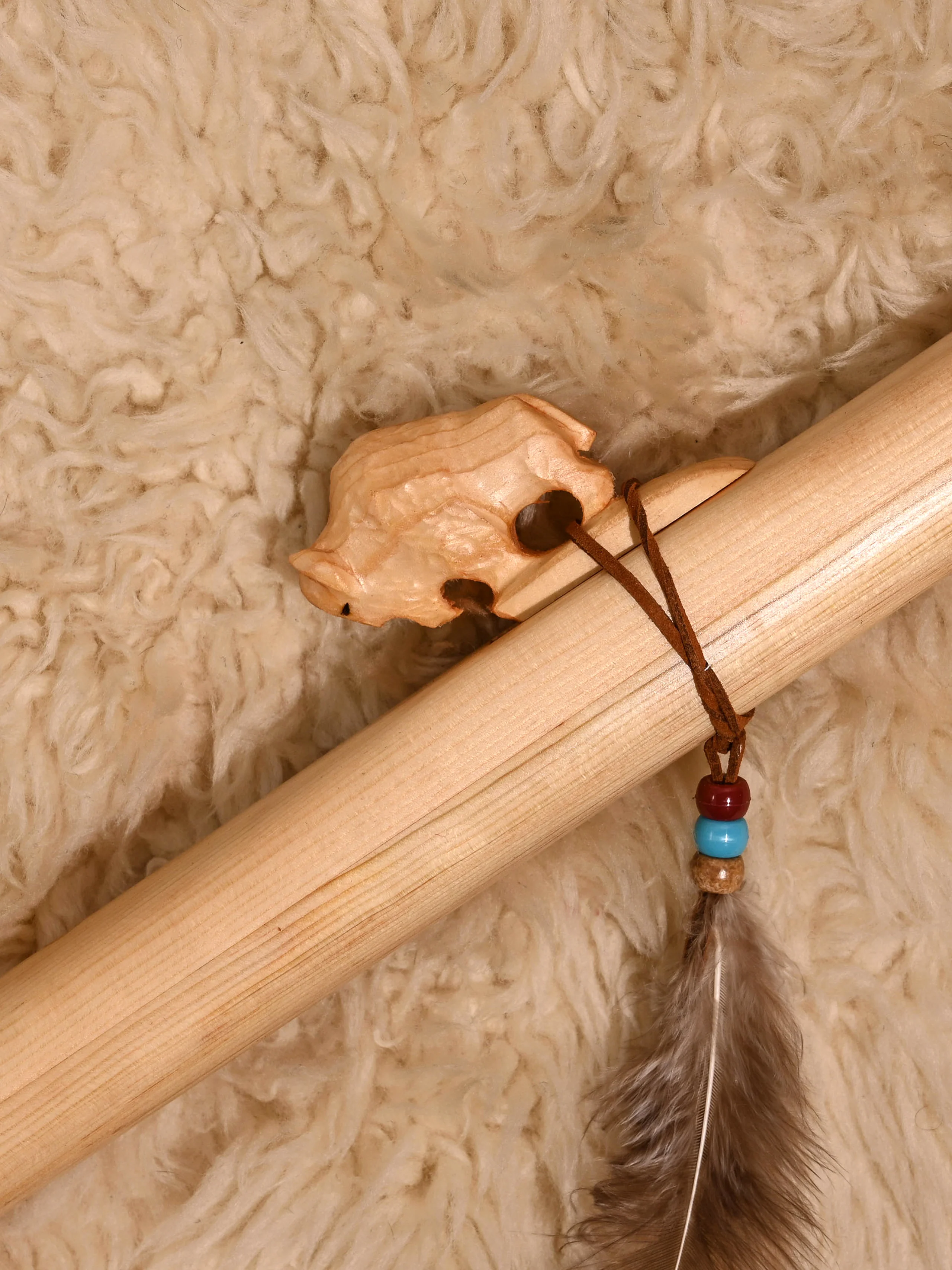 Native American Made Pine Flute- A Minor - Image 3