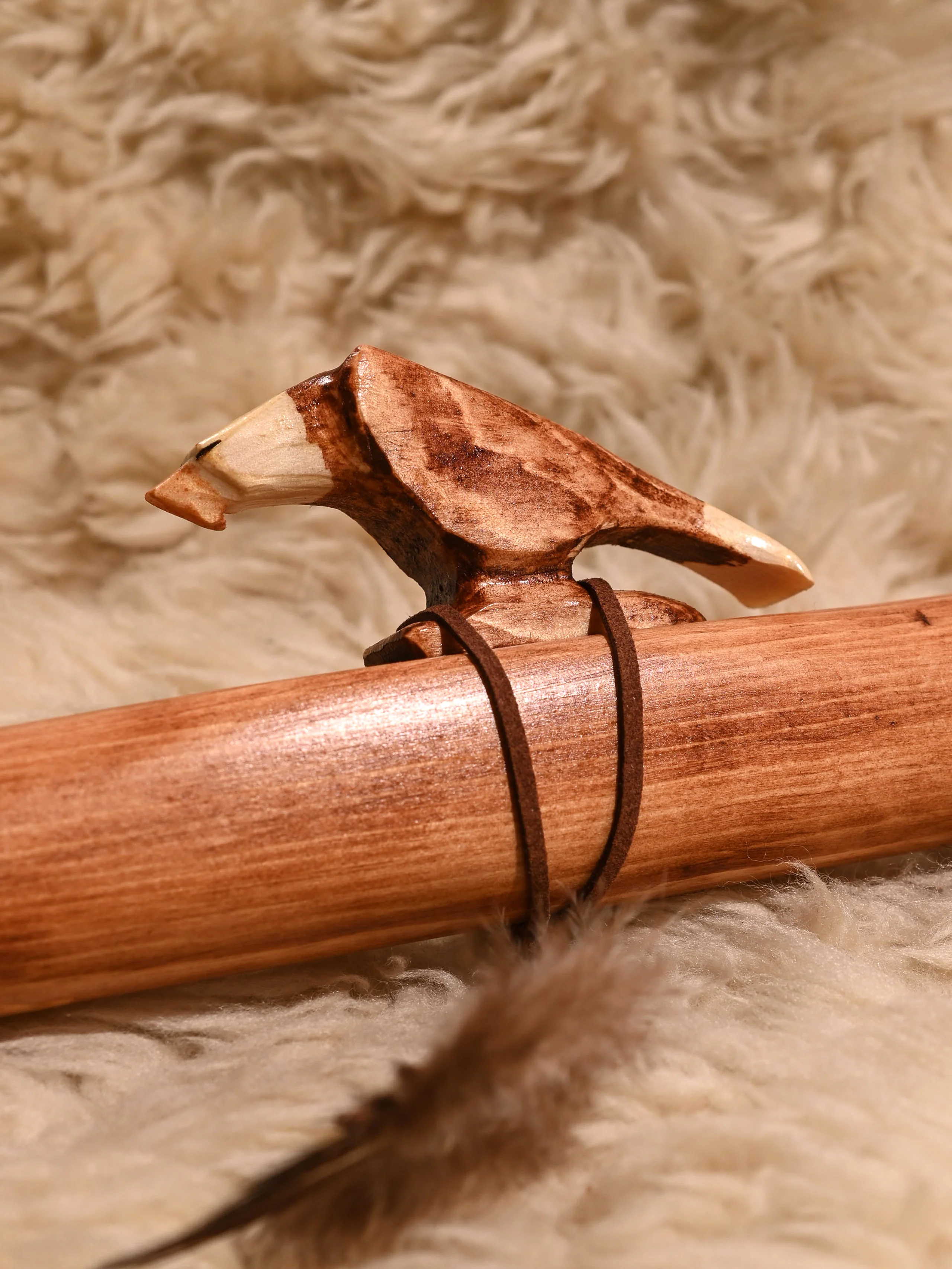 Native American Made Pine Flute- A Minor - Image 34