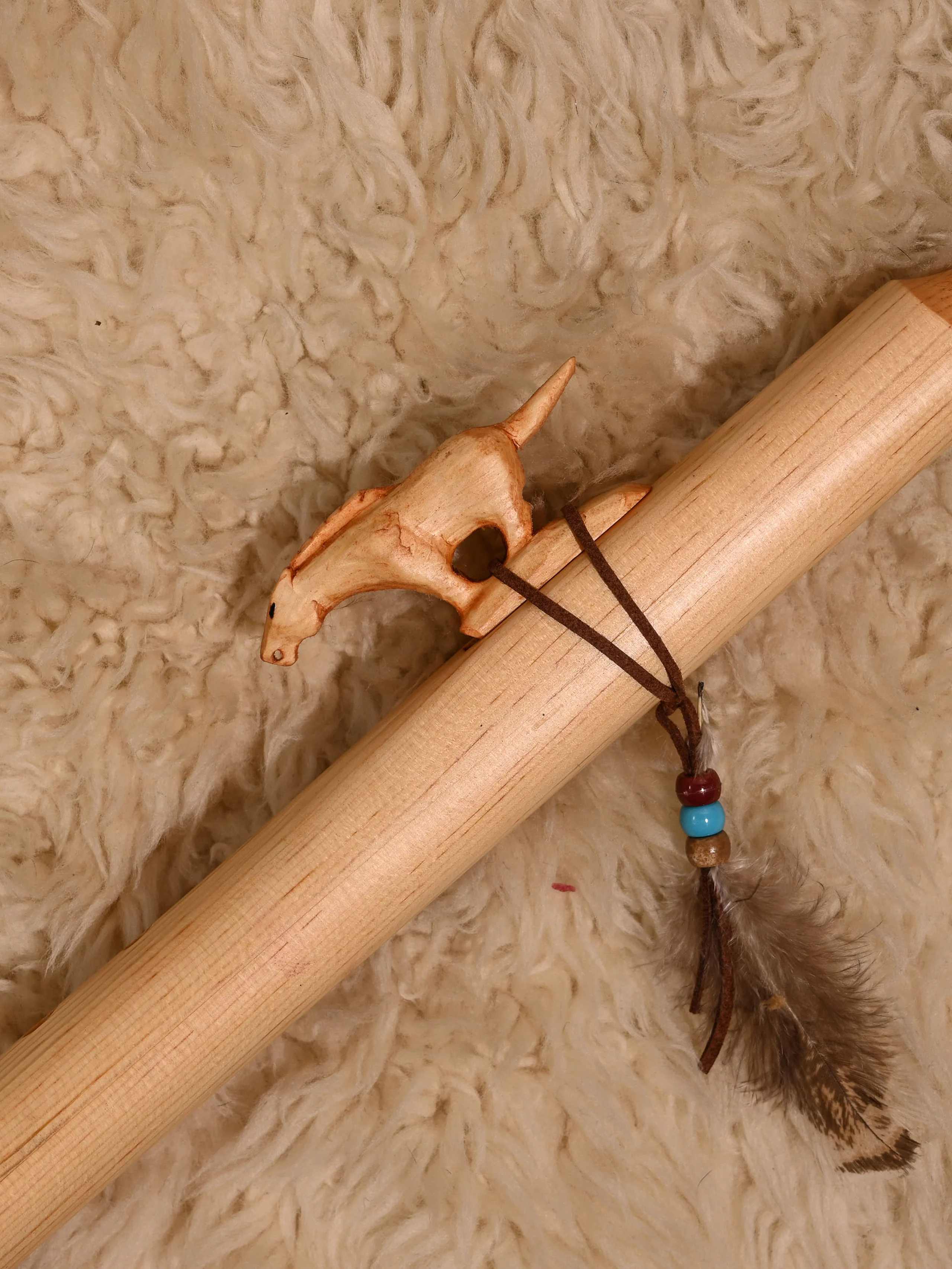 Native American Made Pine Flute- A Minor - Image 41
