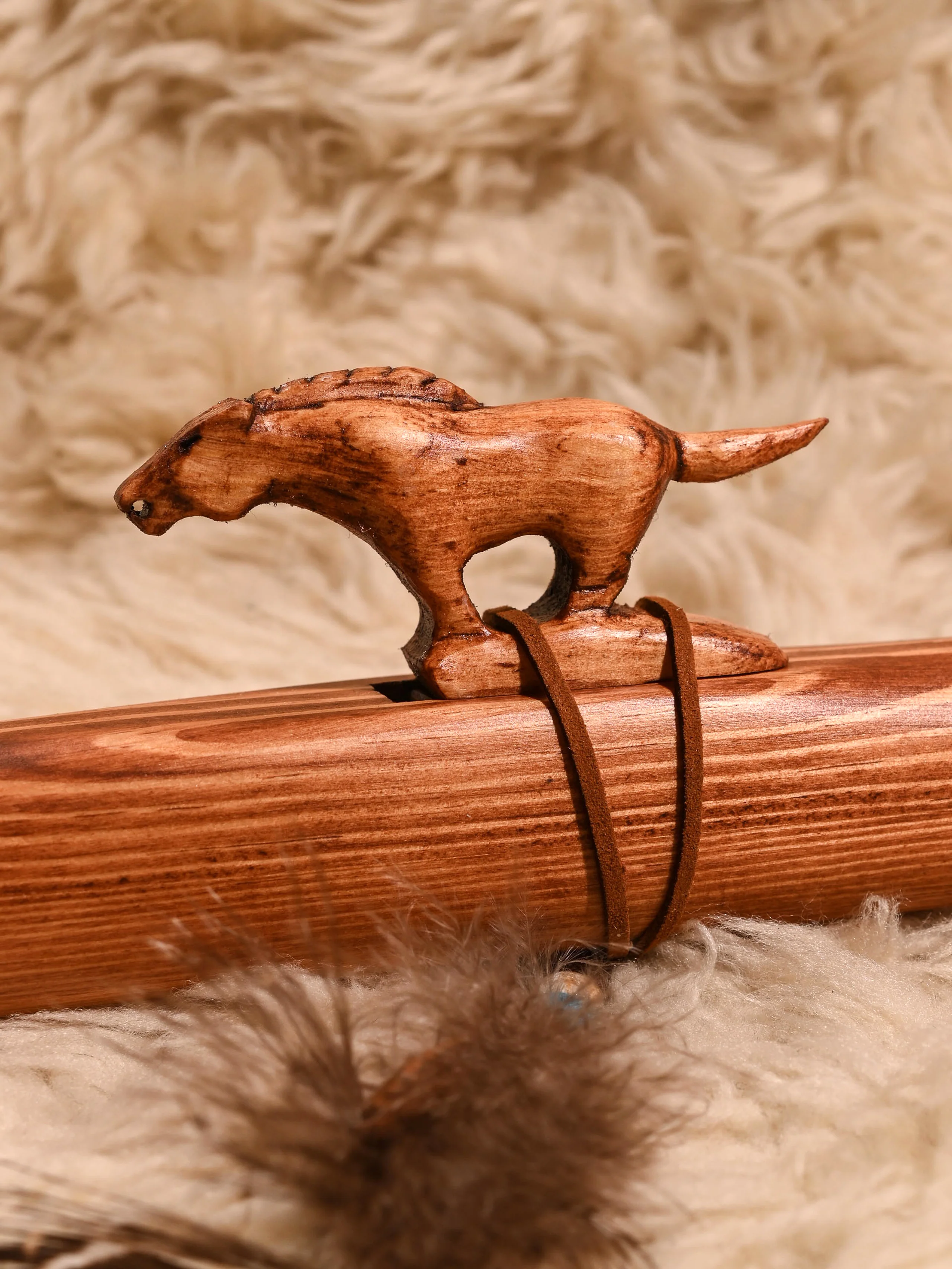 Native American Made Pine Flute- A Minor - Image 44