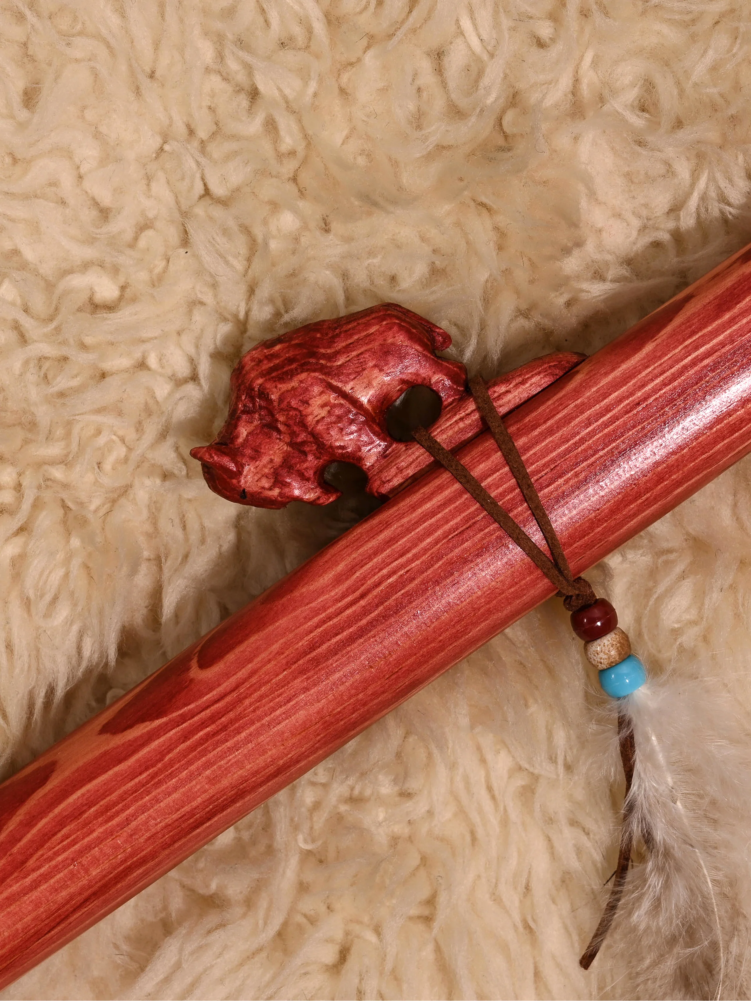 Native American Made Pine Flute- A Minor - Image 8