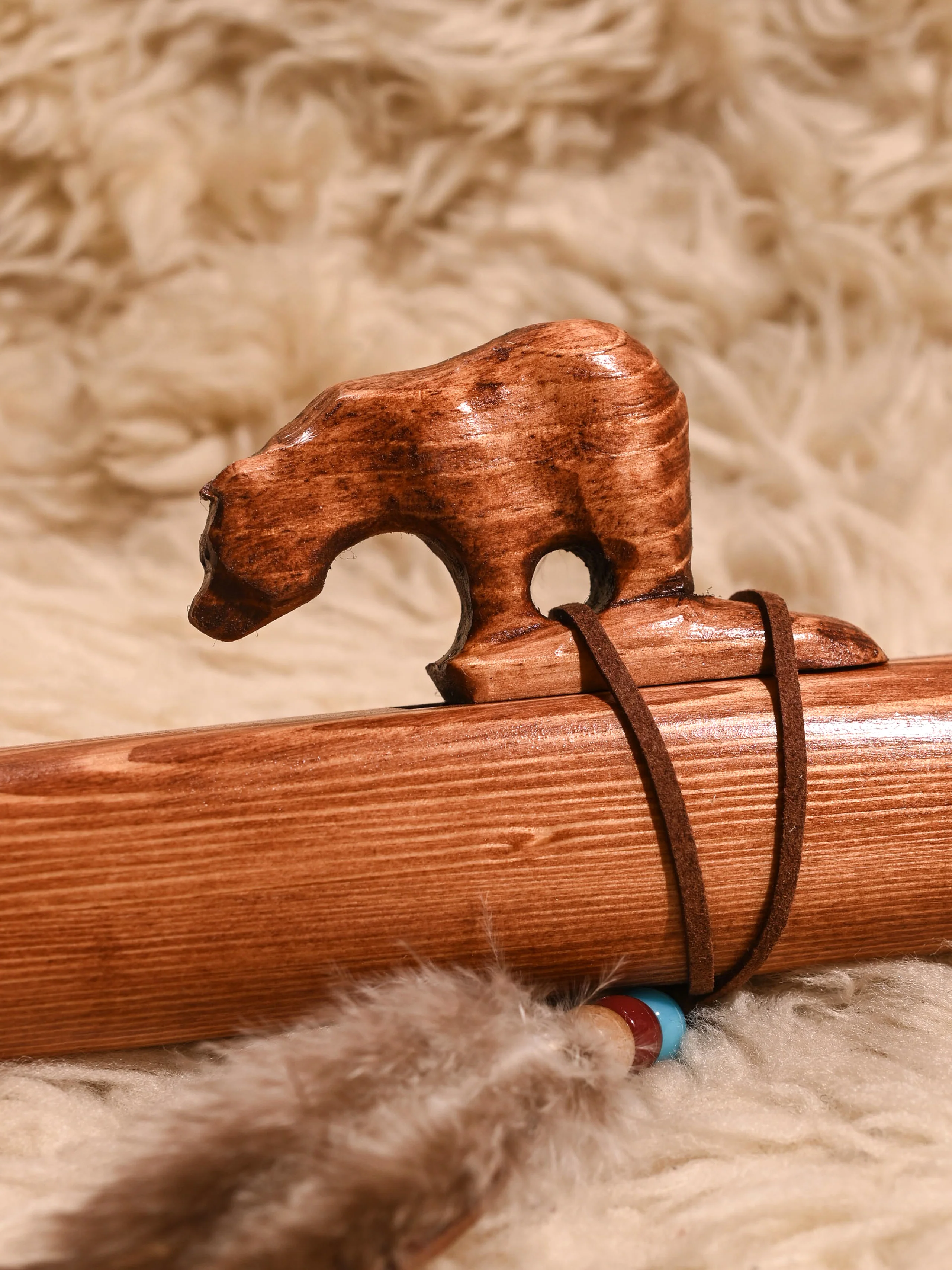 Native American Made Pine Flute- A Minor - Image 90
