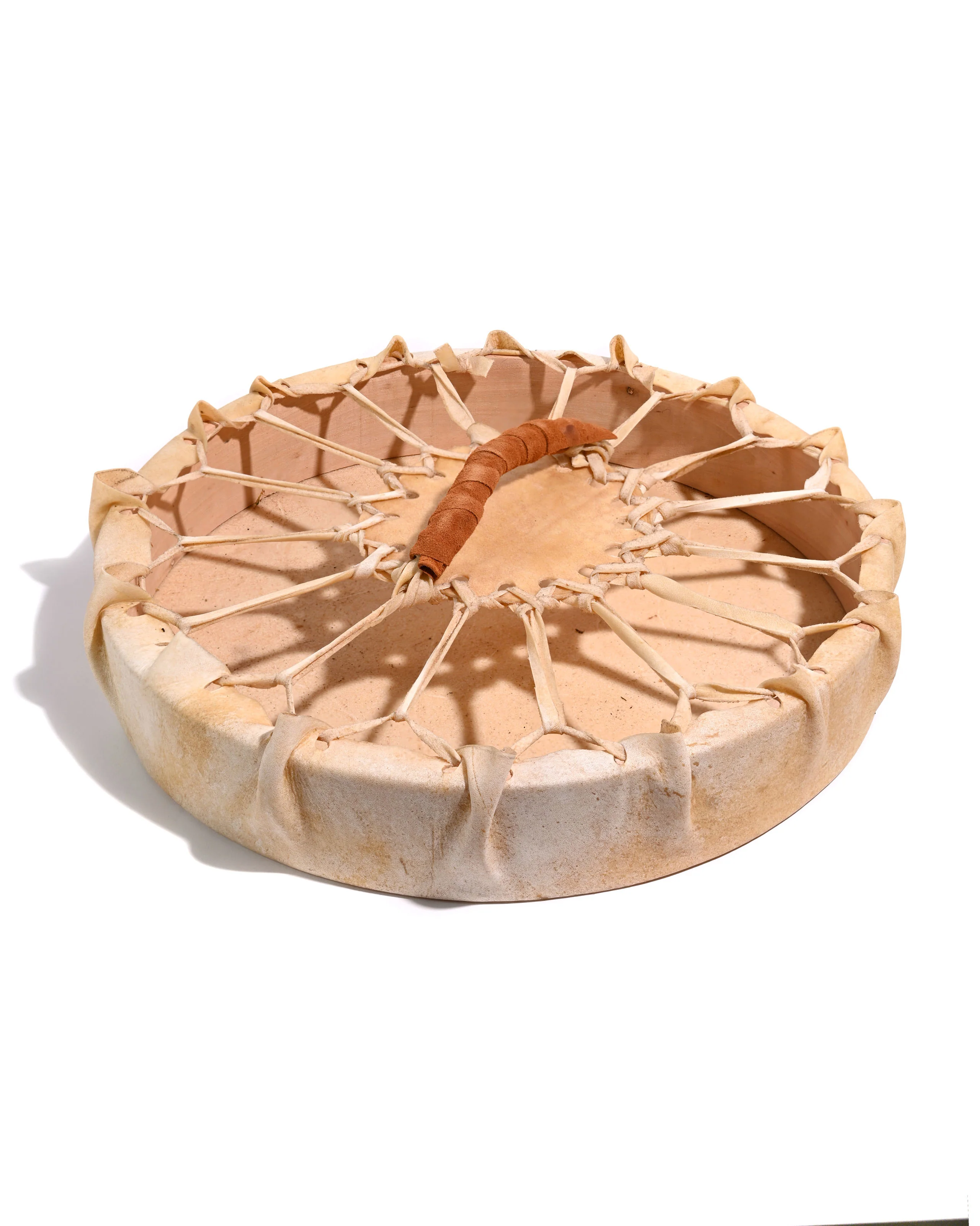 Native American Style Cow Hide Frame Hand Drum - Image 3