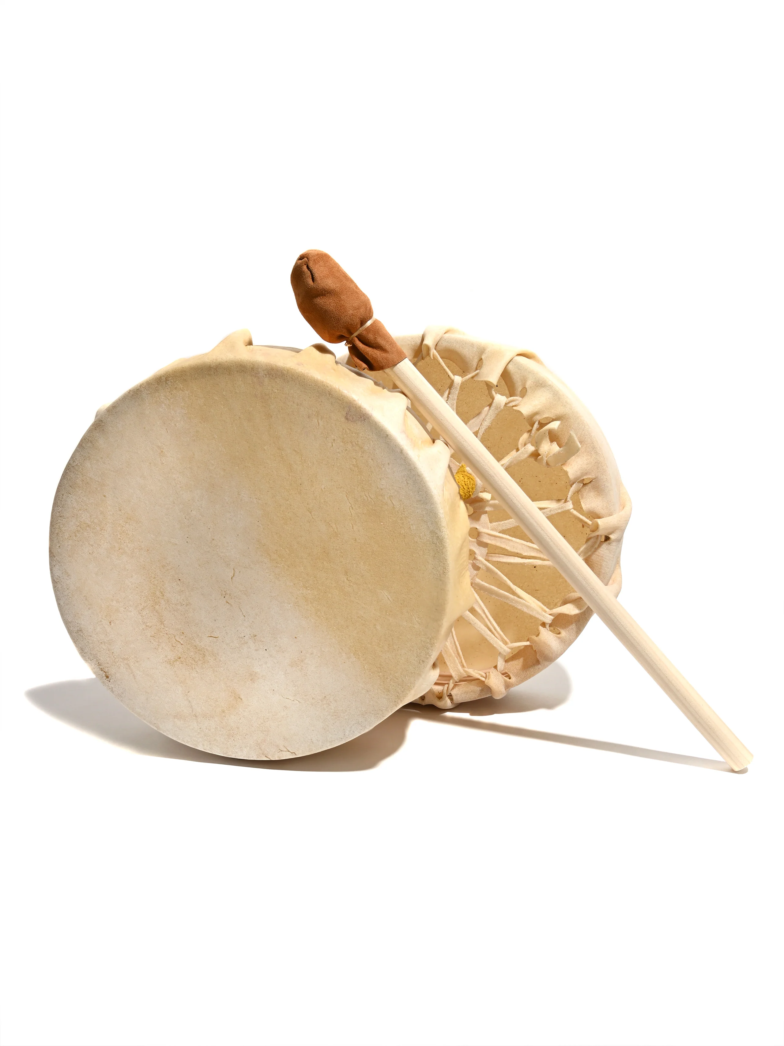 Native American Style Cow Hide Frame Hand Drum - Image 4