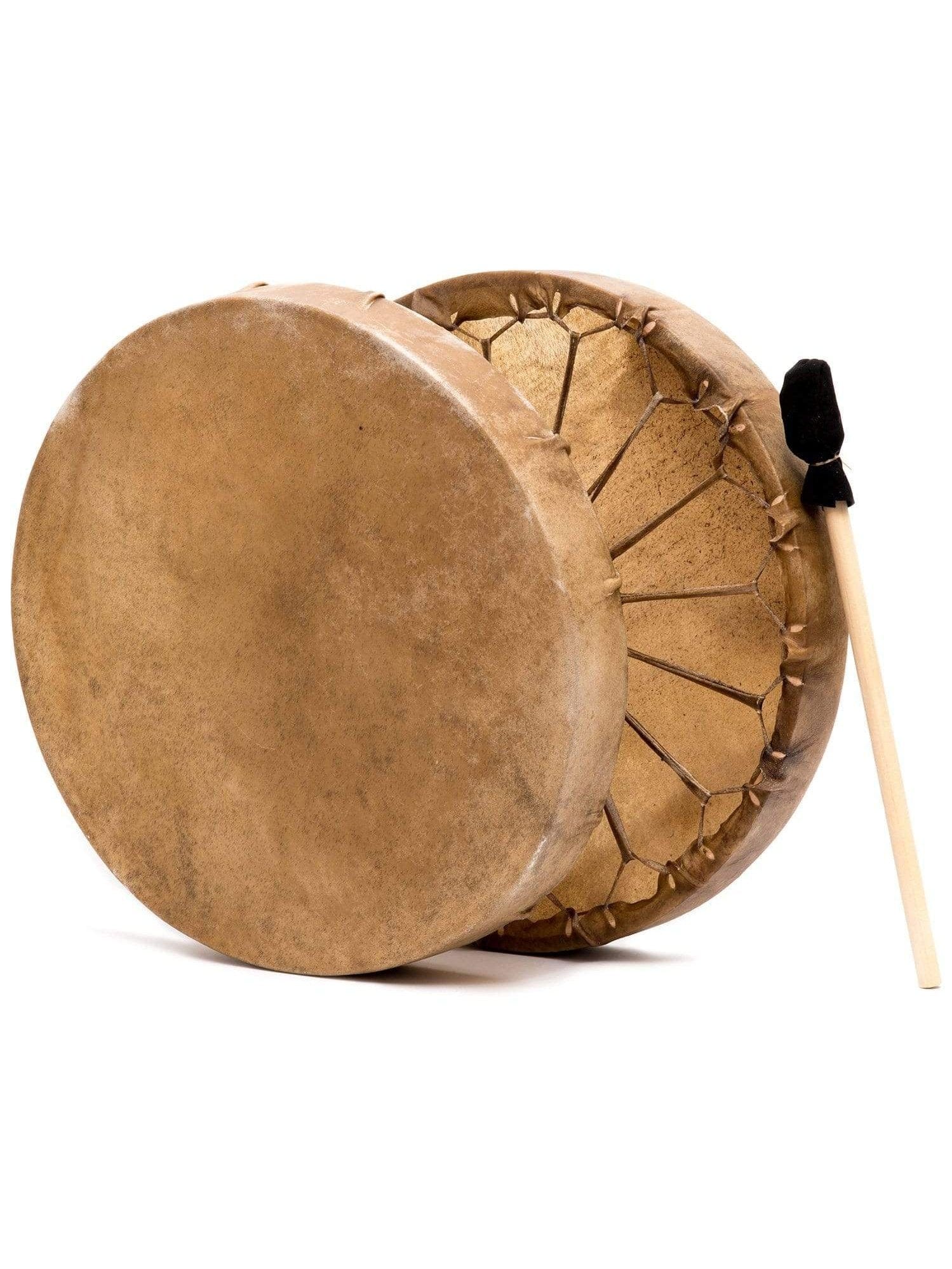 Native American-Style Elk Rawhide Drum - Image 2